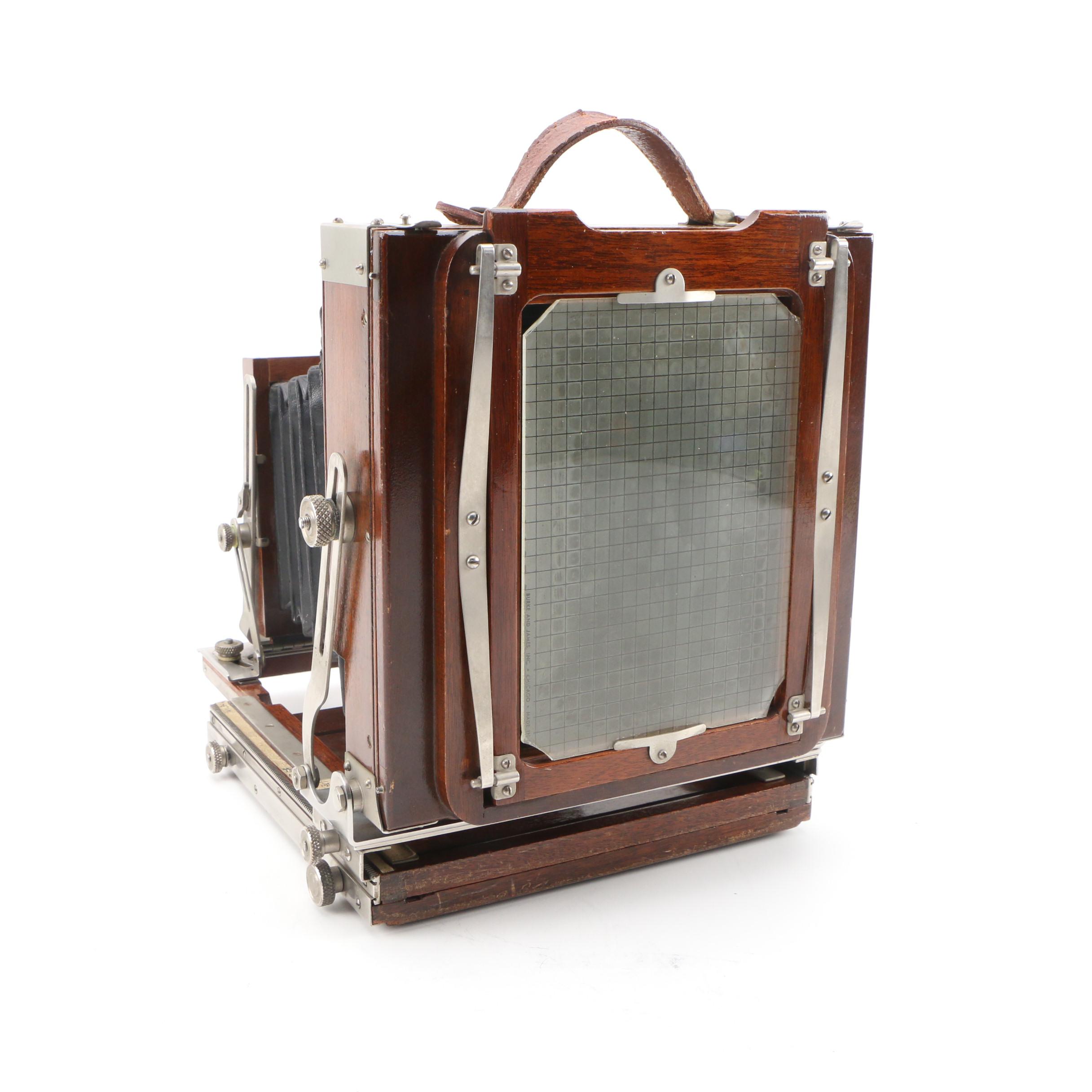 Deardorff View #280 Large Format Camera In Mahogany Case, Early 20th C.