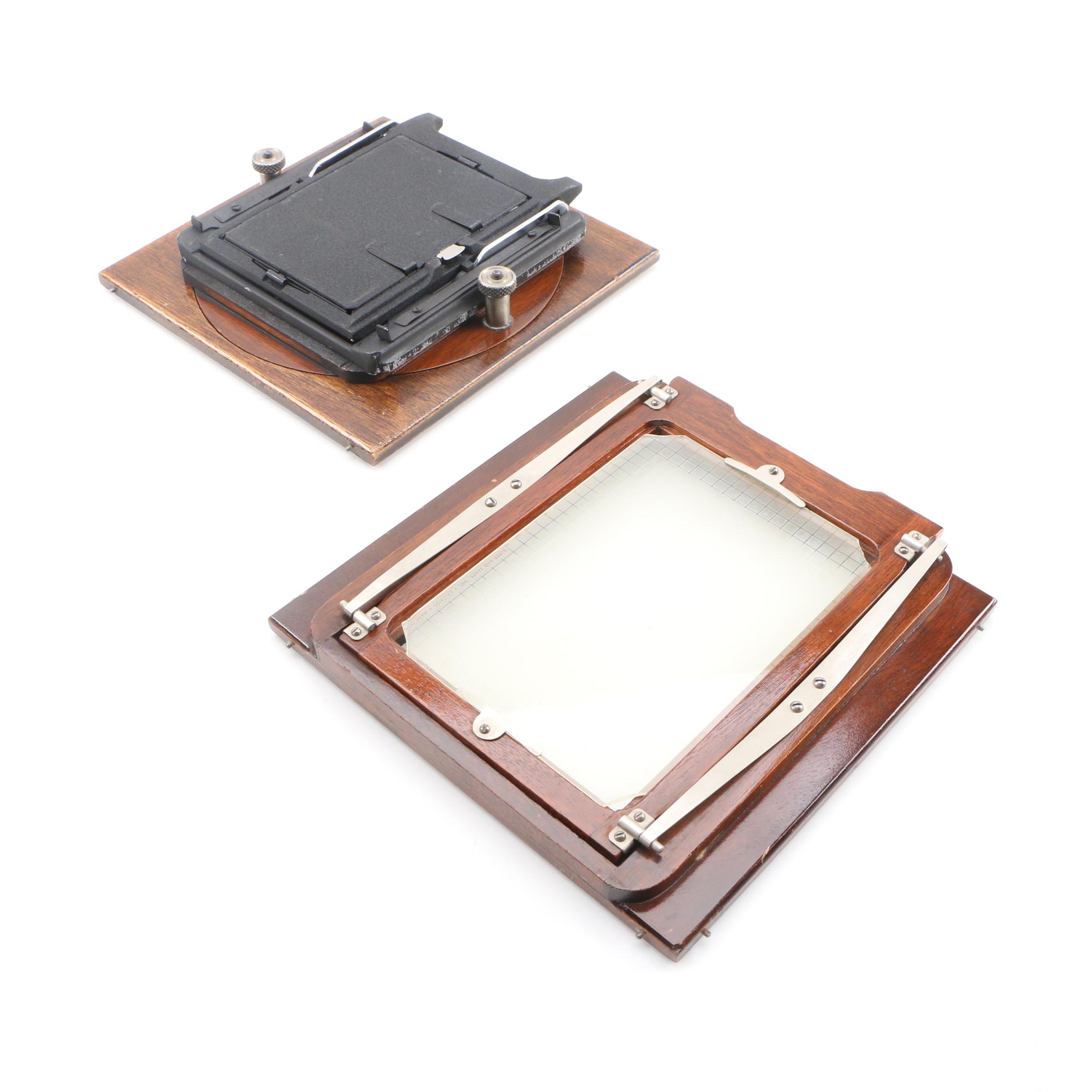 Deardorff View #280 Large Format Camera In Mahogany Case, Early 20th C.