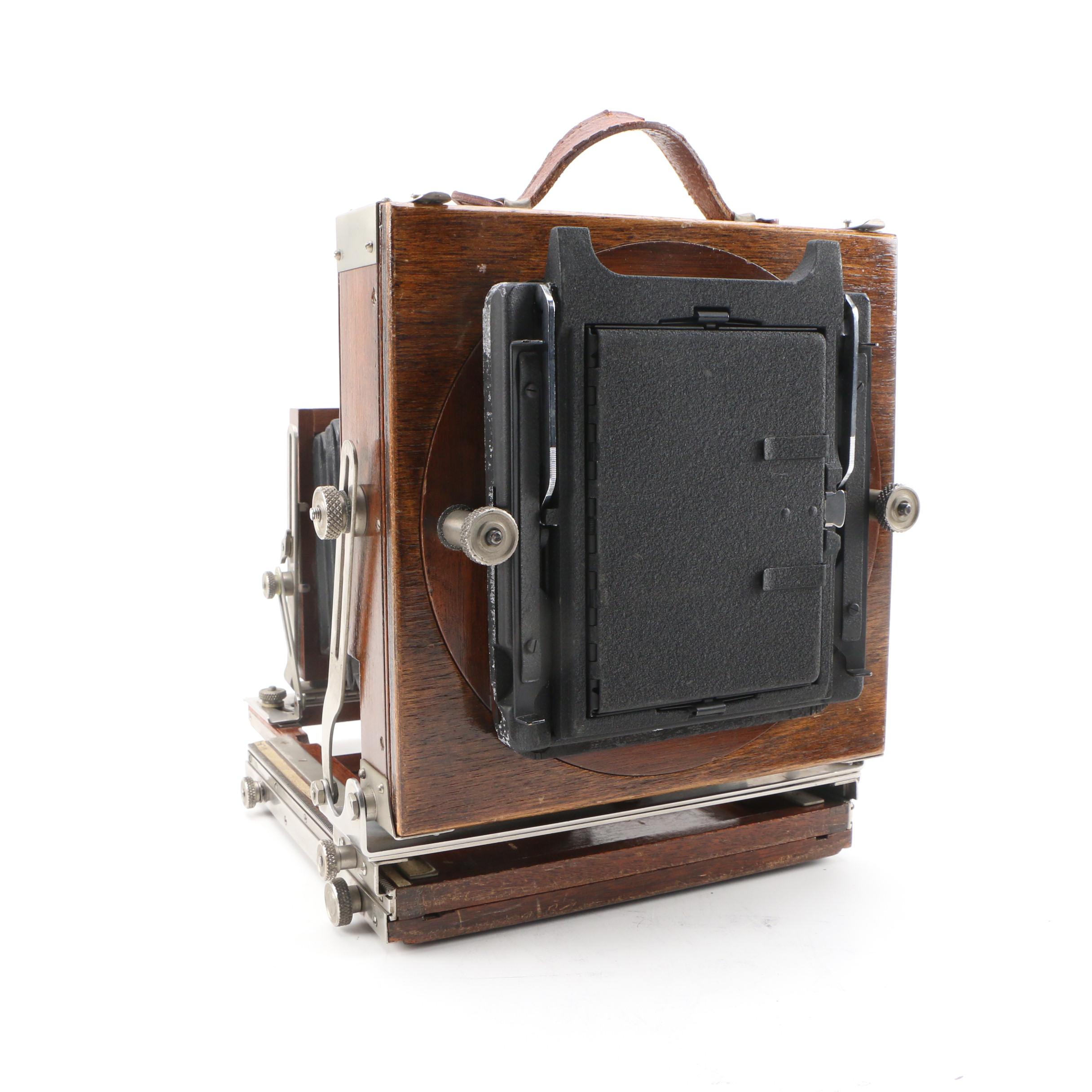Deardorff View #280 Large Format Camera In Mahogany Case, Early 20th C.