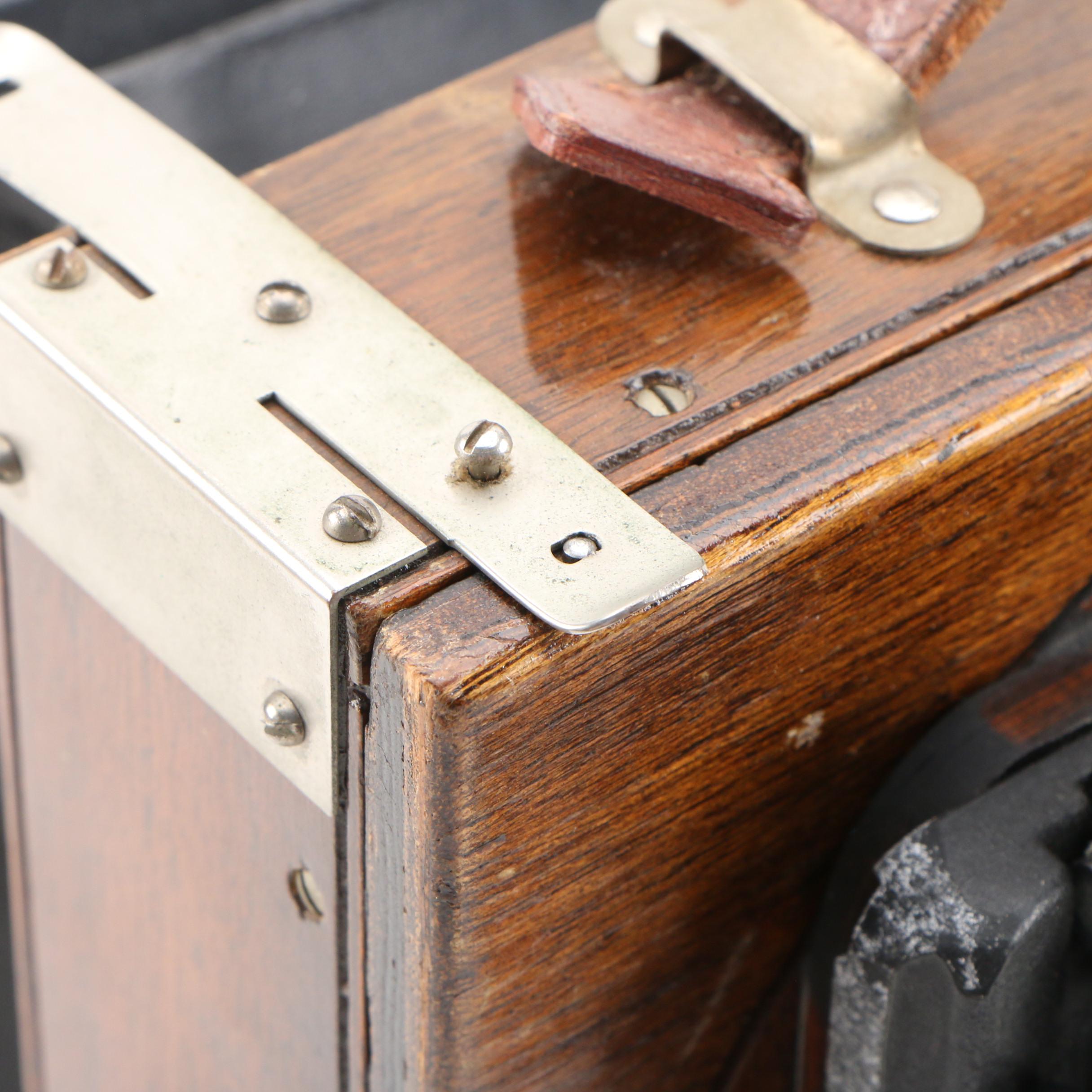 Deardorff View #280 Large Format Camera In Mahogany Case, Early 20th C.