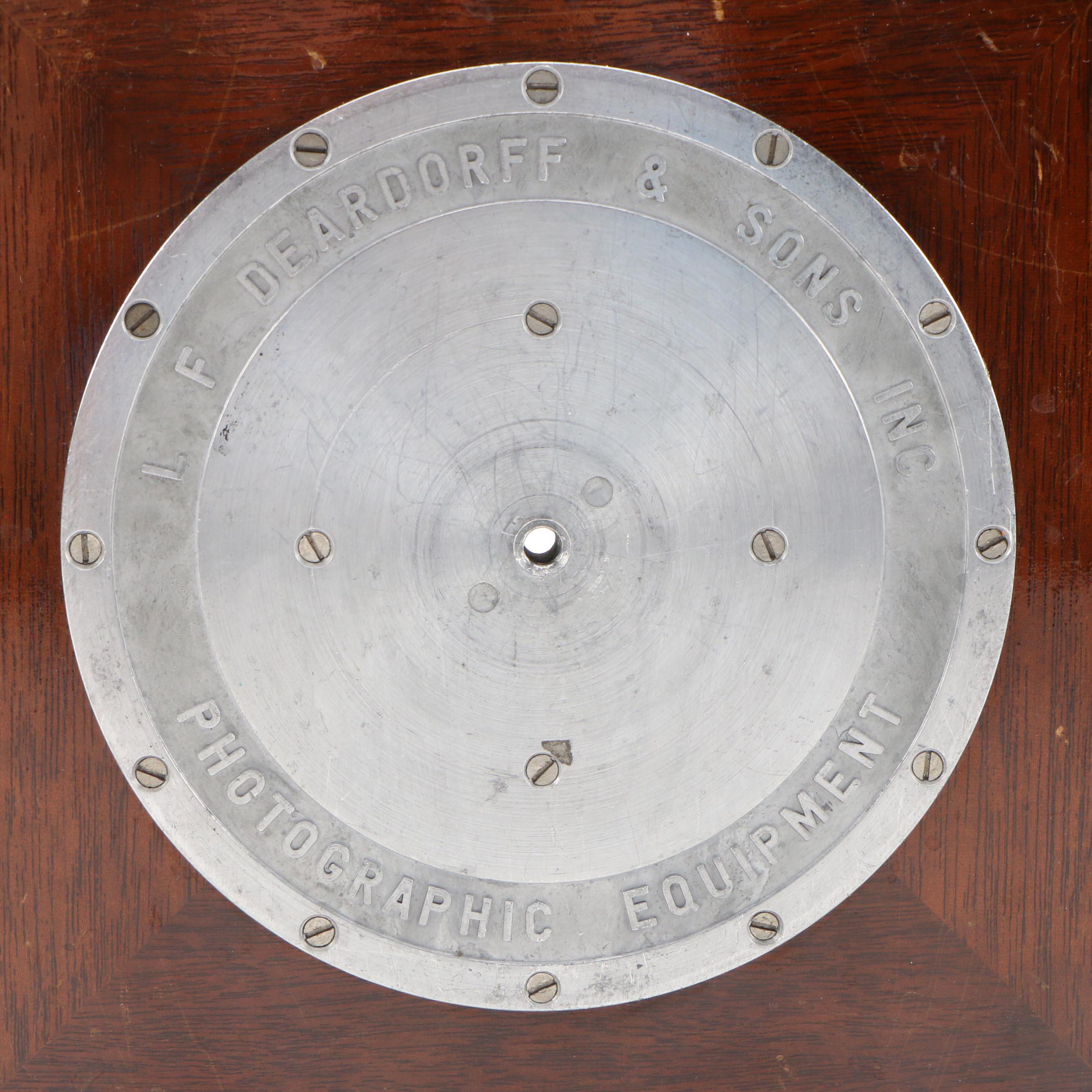 Deardorff View #280 Large Format Camera In Mahogany Case, Early 20th C.