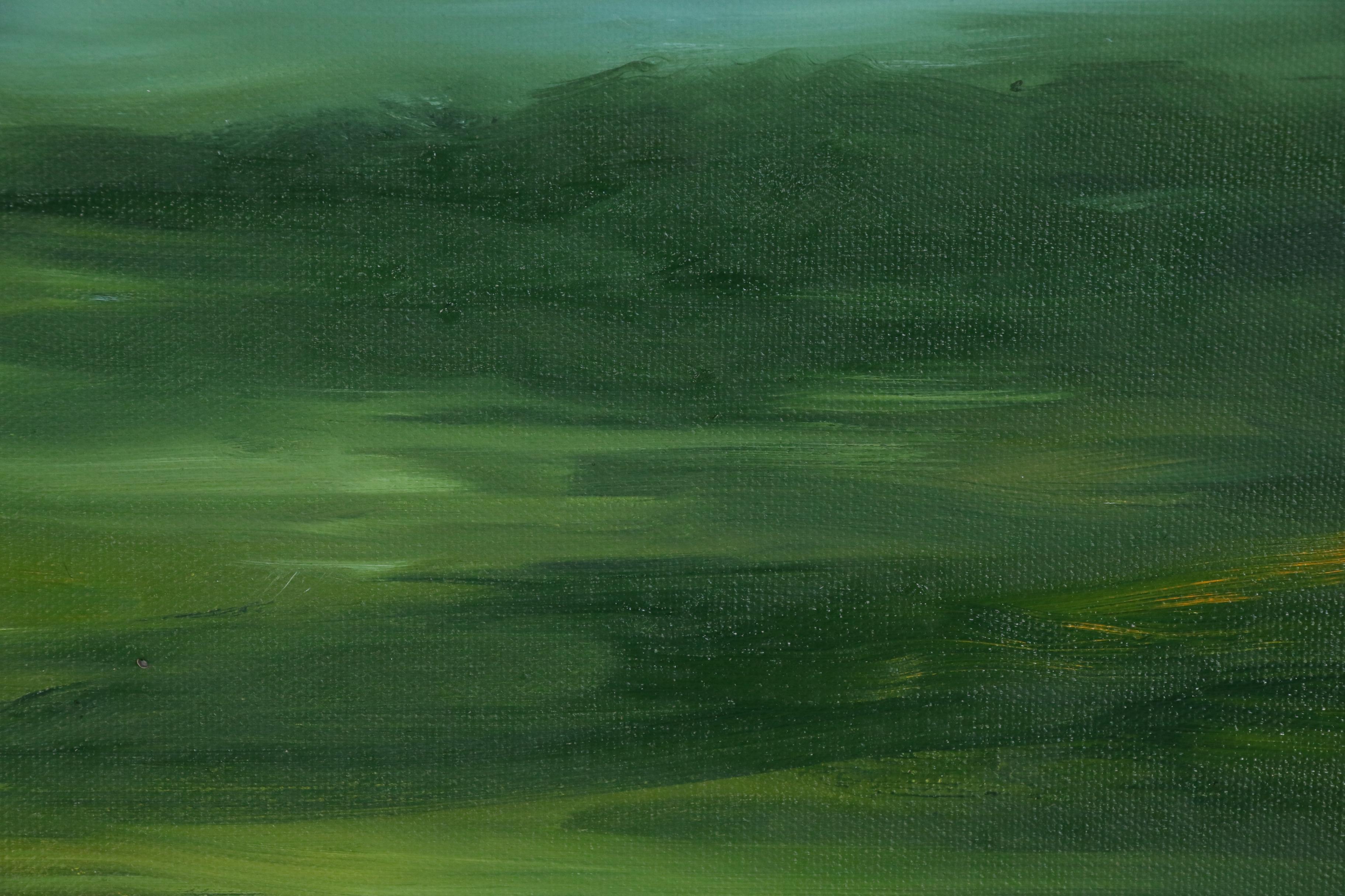Sarah Brown Oil Painting "The Grass is Greener" | EBTH