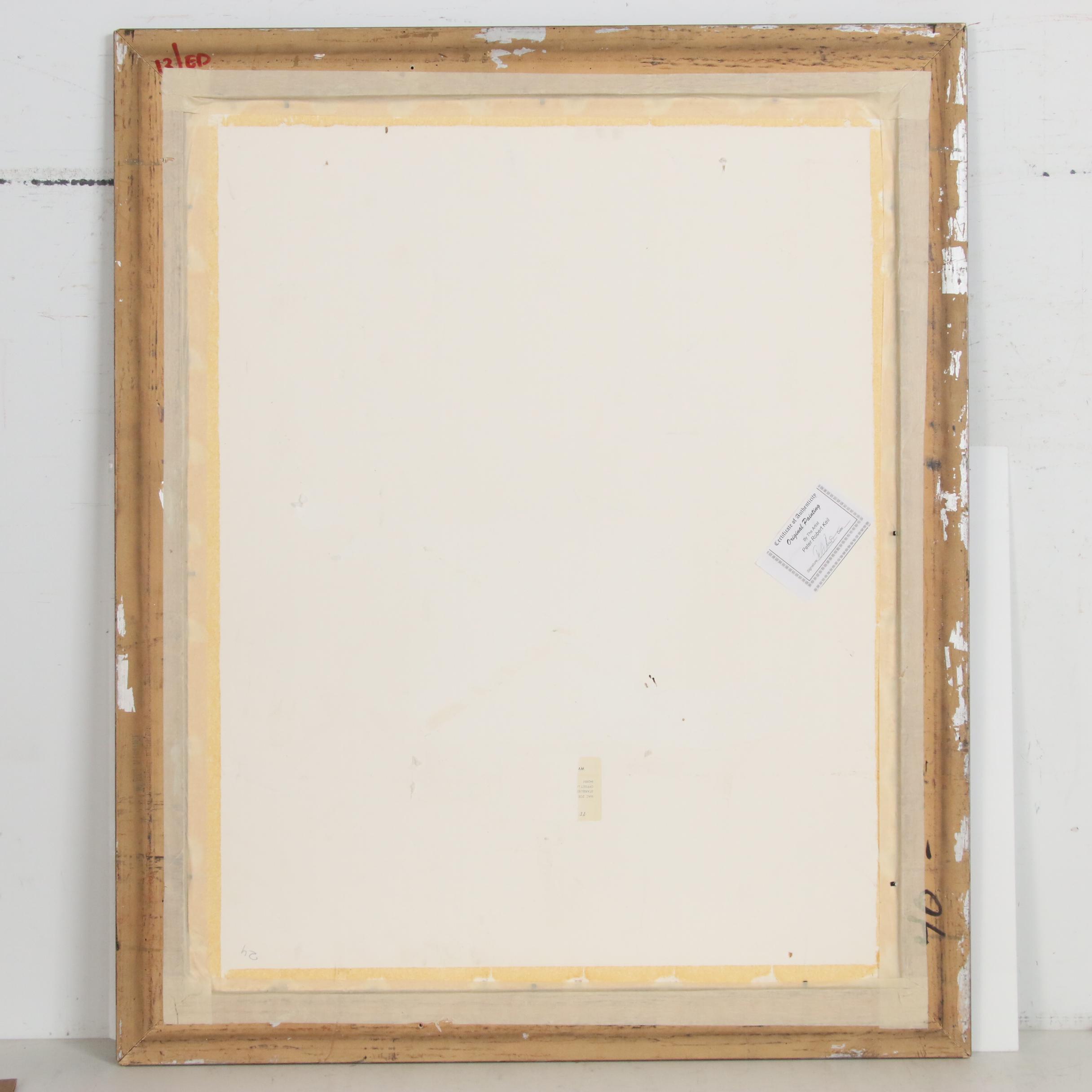 Peter Keil Abstract Oil Painting