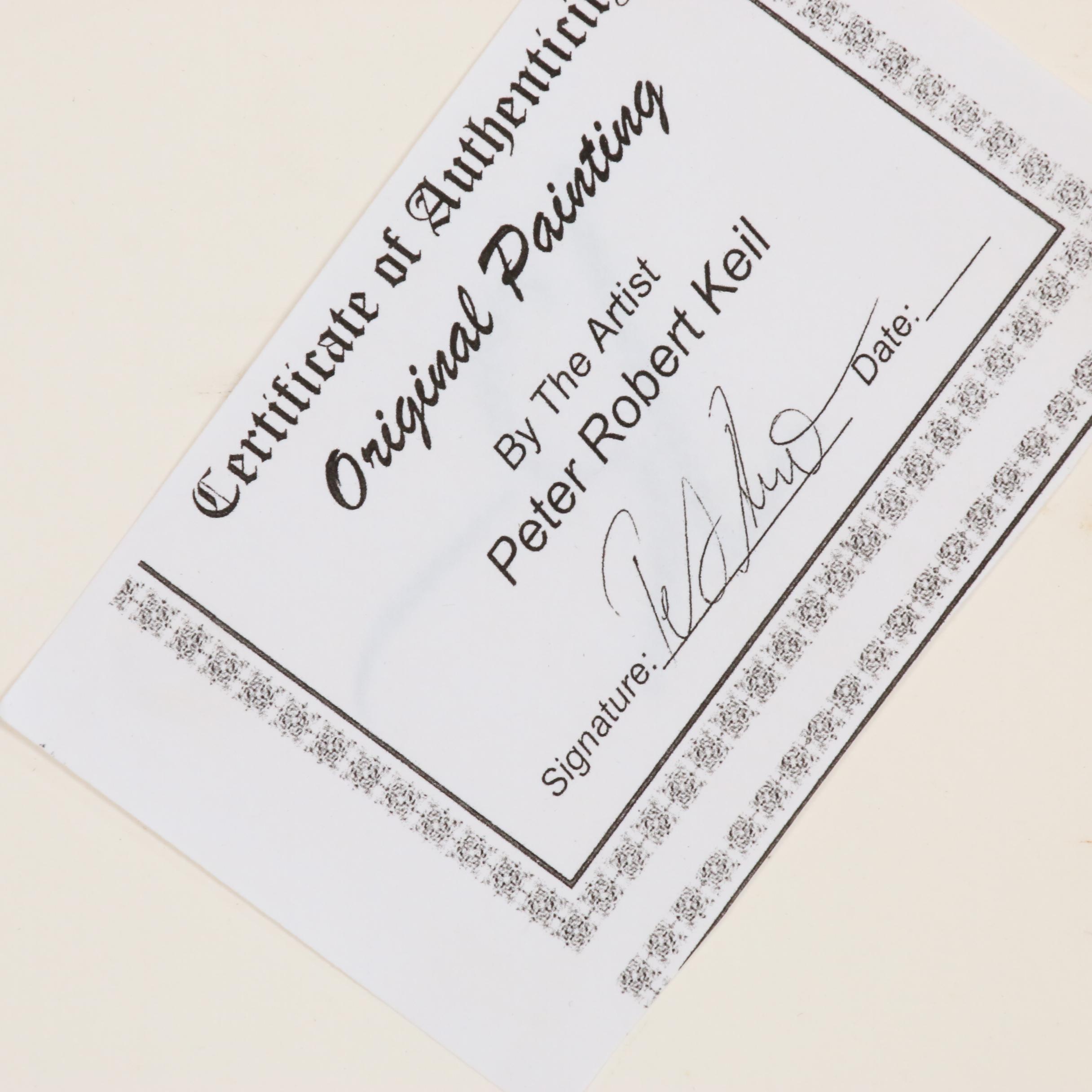 Peter Keil Abstract Oil Painting