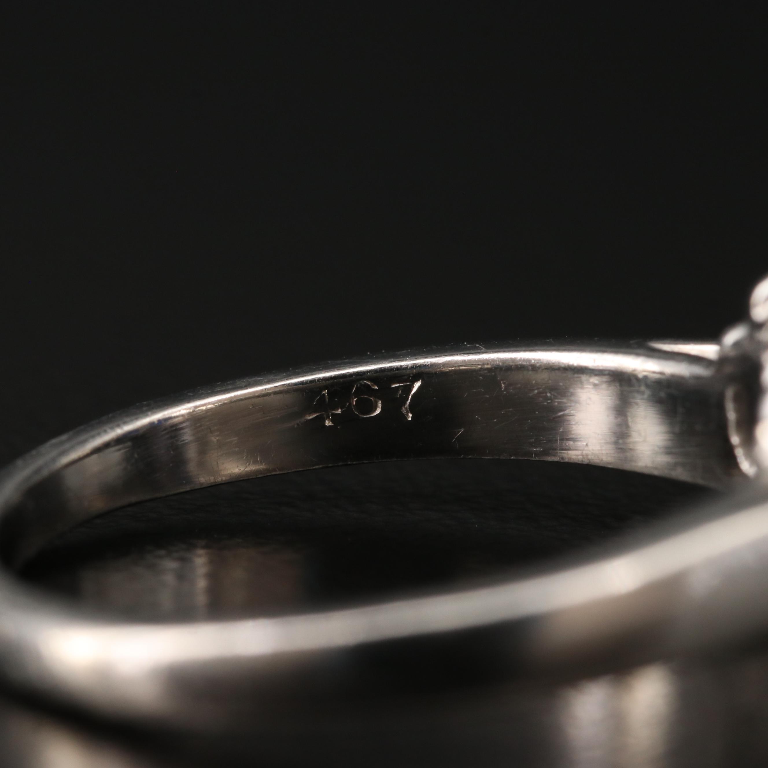 Platinum 3.60 CT Sapphire and Diamond Ring