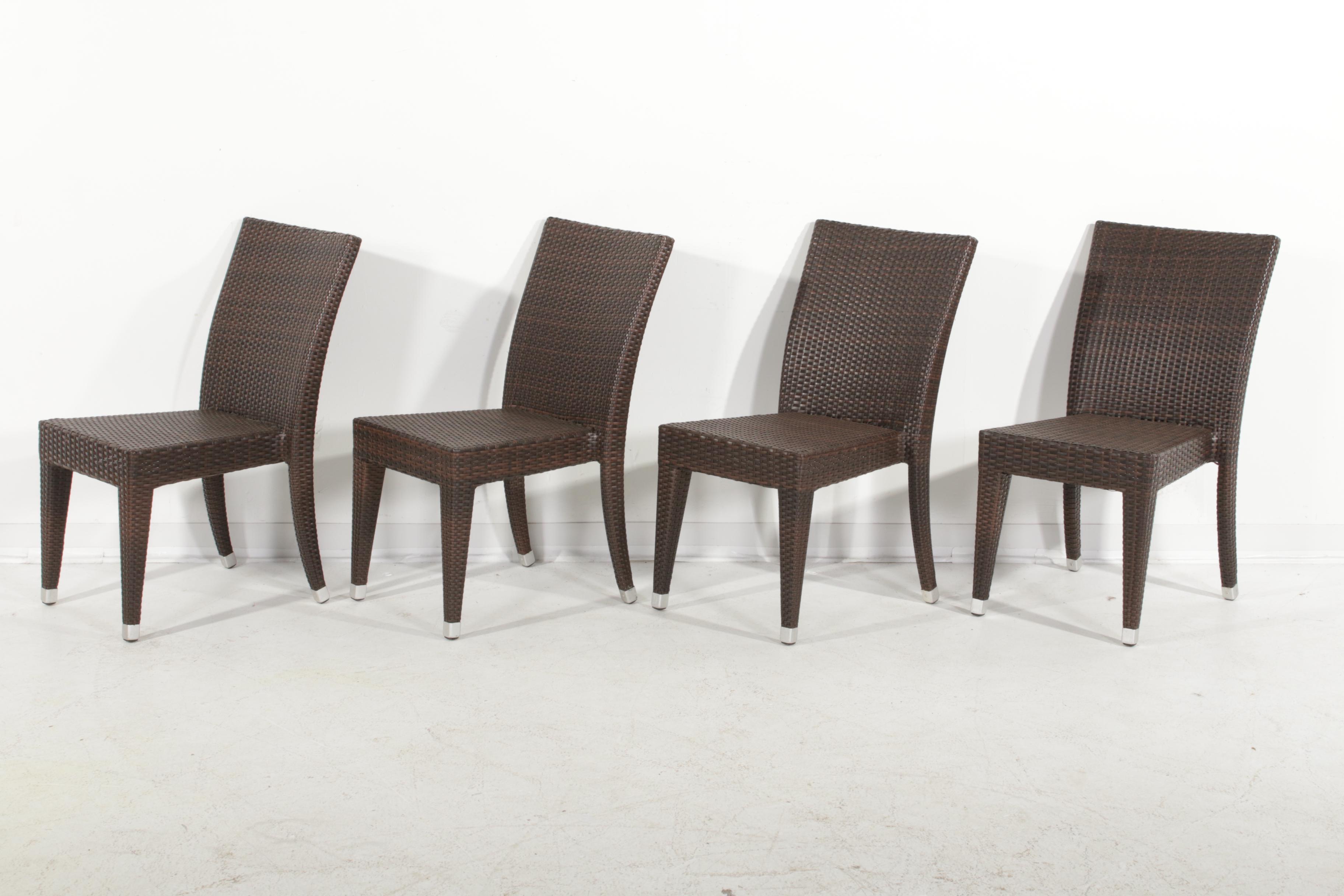 Gar Products Resin Woven "Asbury" Patio Table and Side Chairs