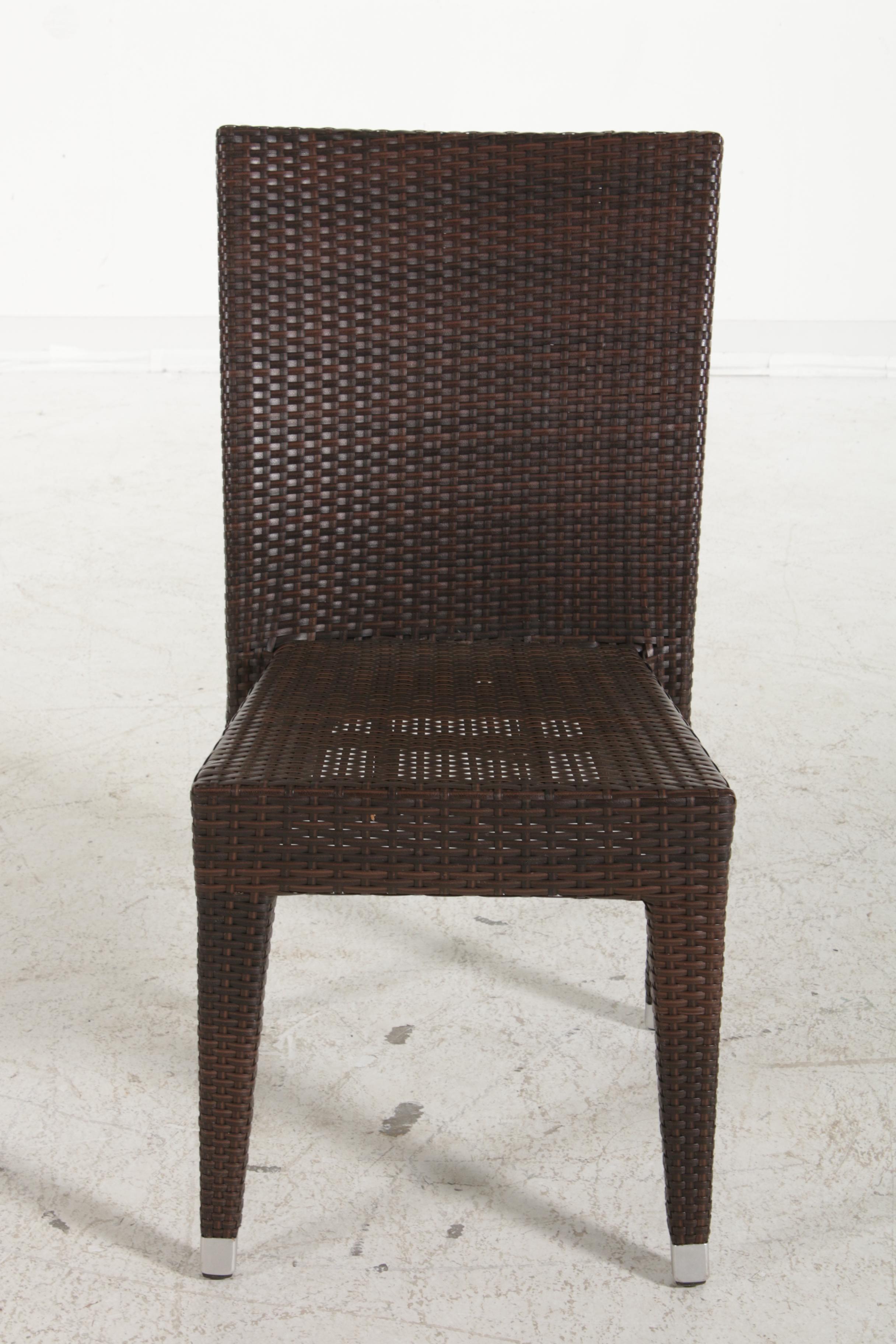 Gar Products Resin Woven "Asbury" Patio Table and Side Chairs