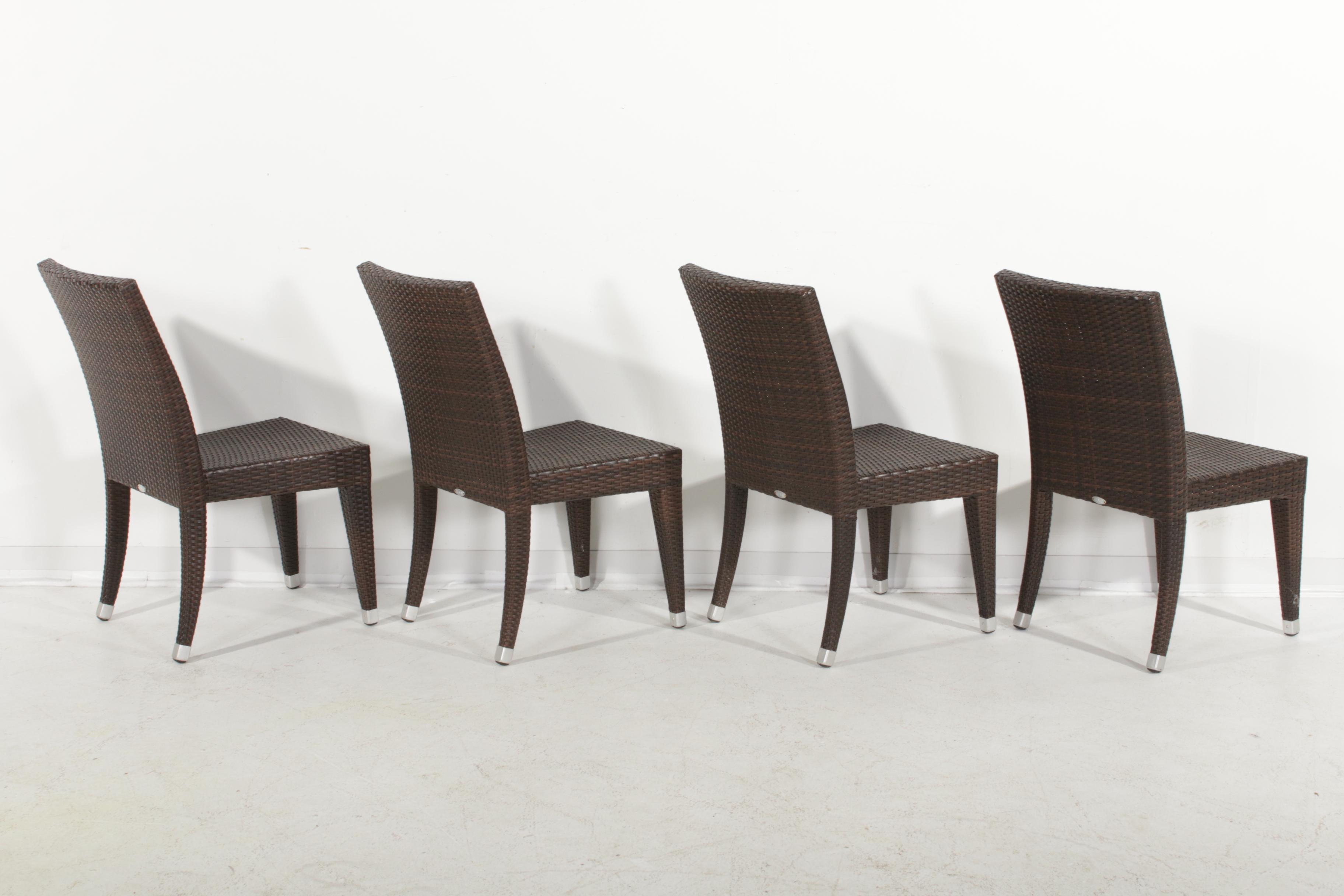 Gar Products Resin Woven "Asbury" Patio Table and Side Chairs