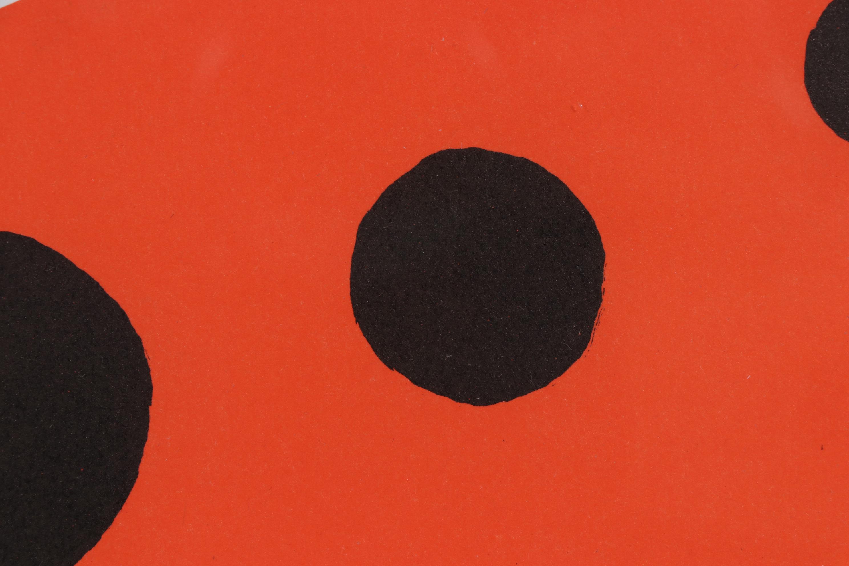 Alexander Calder Double-Page Color Lithograph for "Derrière le Miroir", 1976