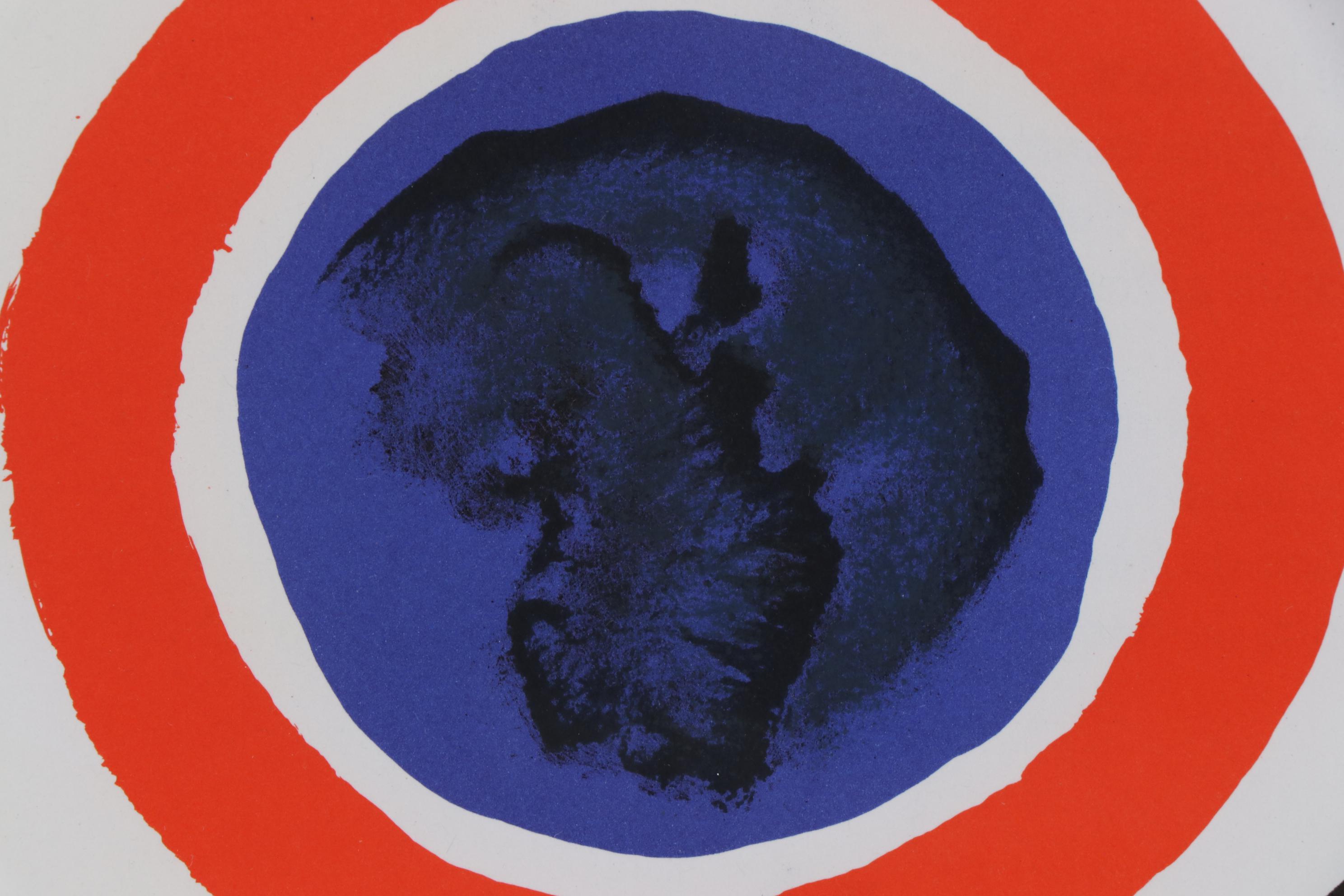 Alexander Calder Double-Page Color Lithograph for "Derrière le Miroir", 1976