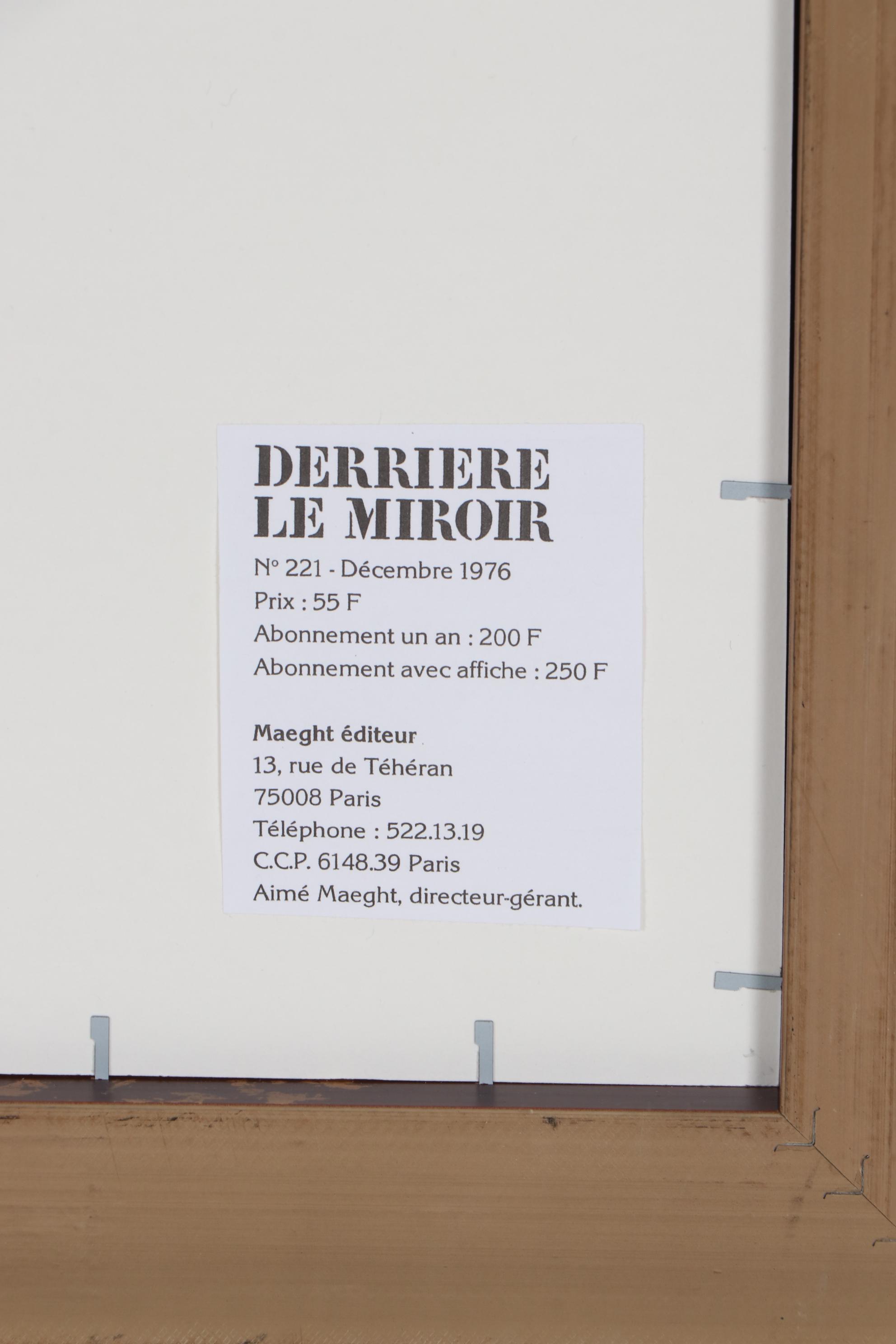 Alexander Calder Double-Page Color Lithograph for "Derrière le Miroir", 1976