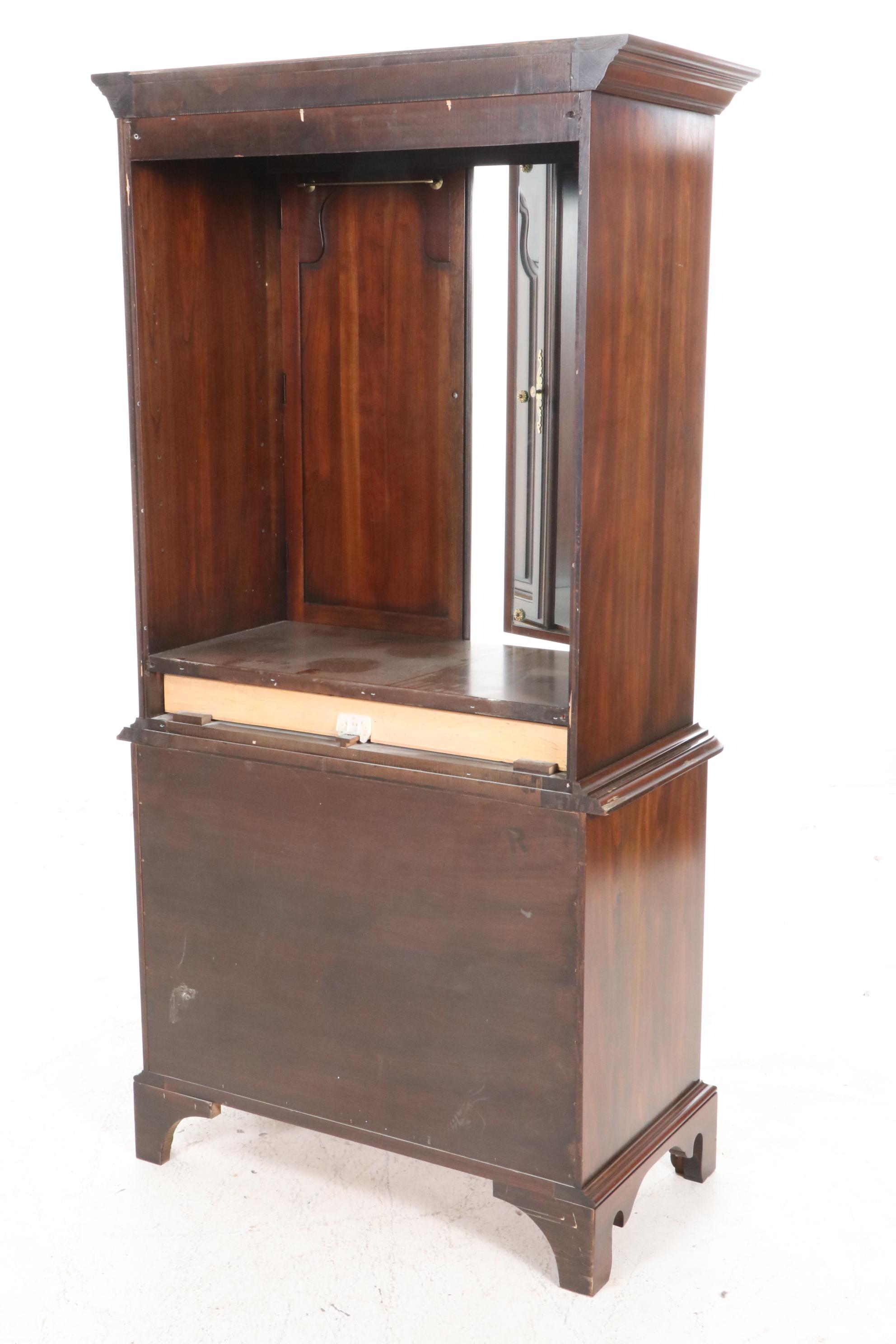 Harden Mahogany Armoire, Late 20th Century
