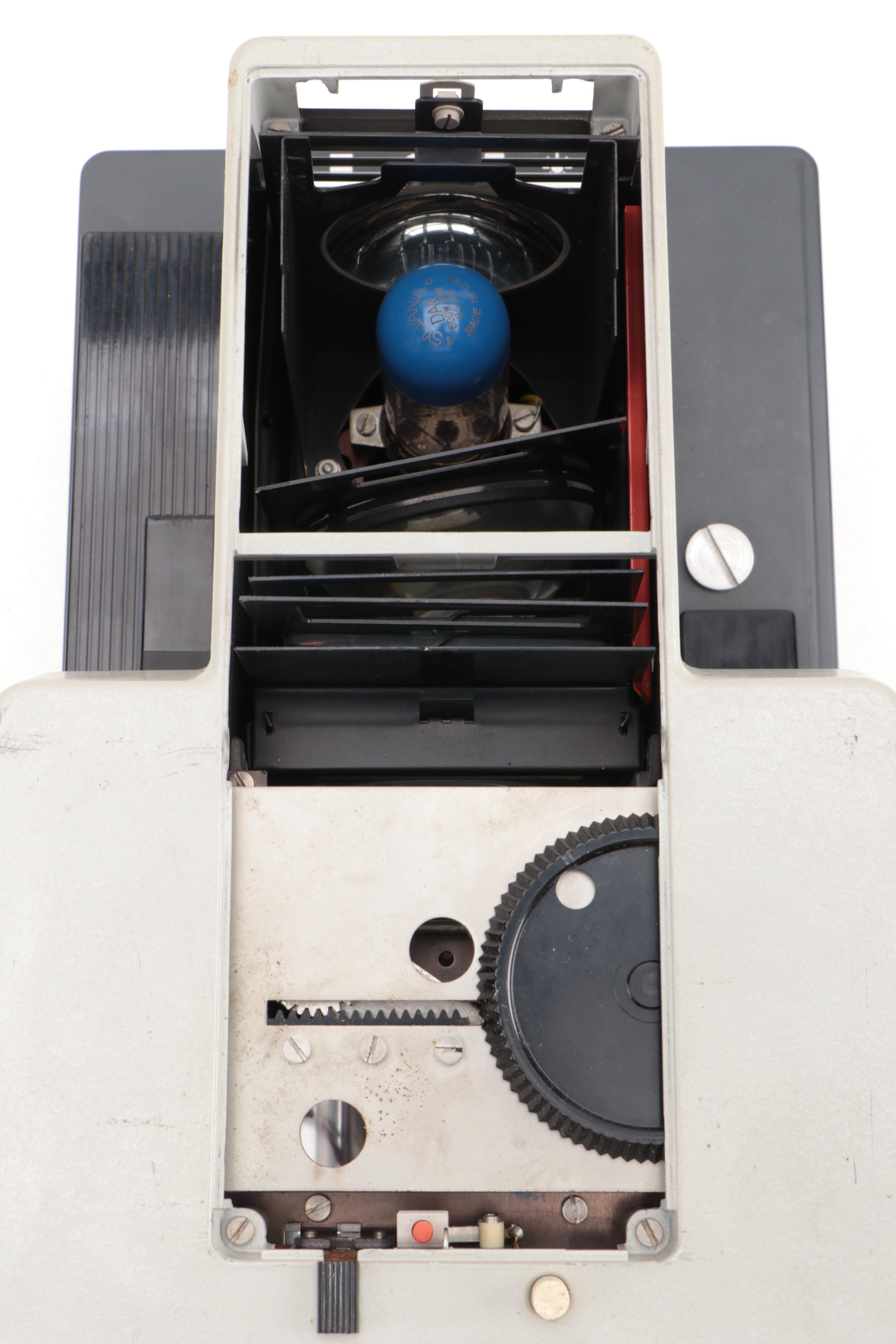 Rollei P11 35mm Slide Projector and Leitz Wetzlar Prado 2.5 20cm Slide Projector