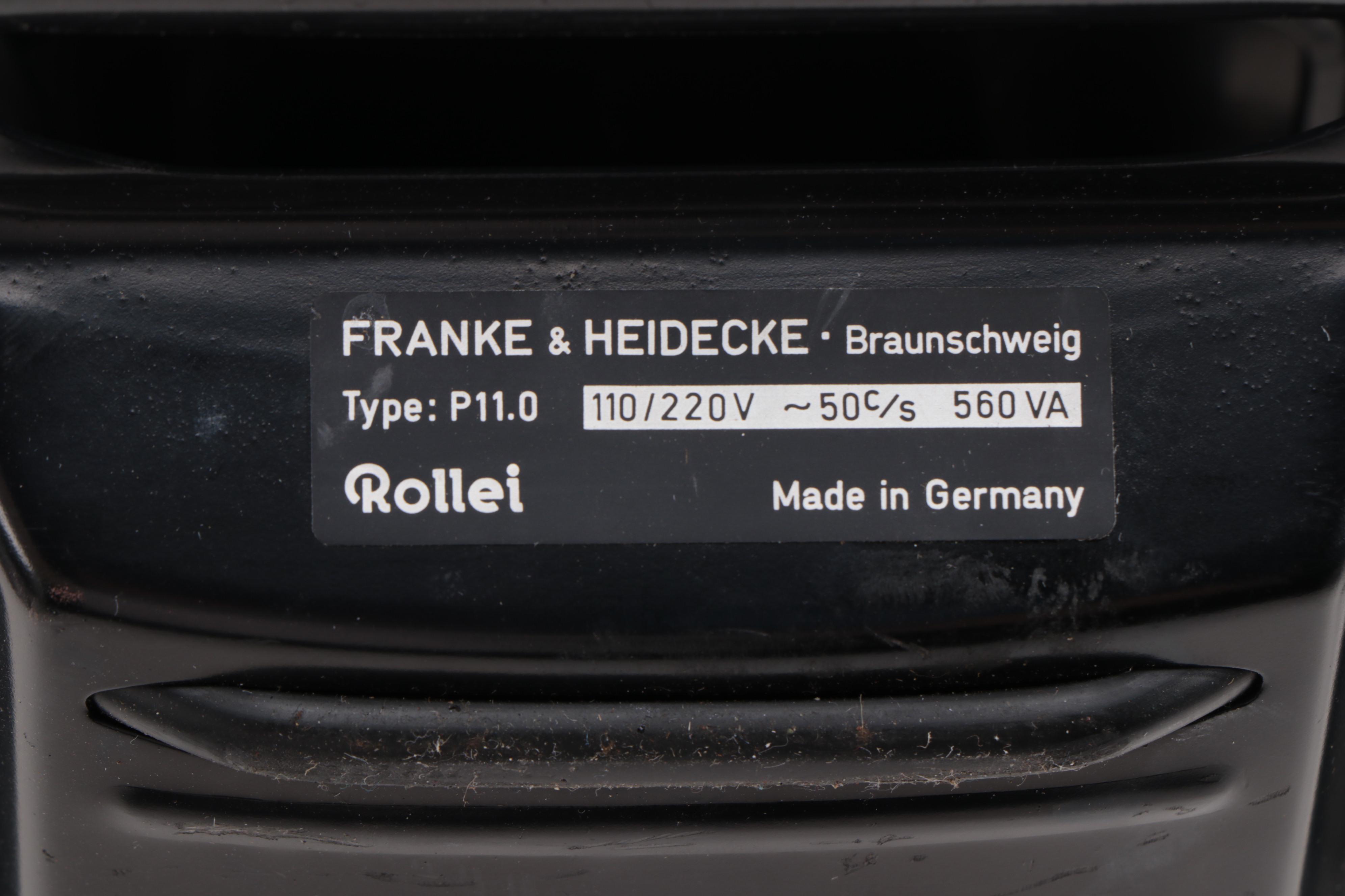 Rollei P11 35mm Slide Projector and Leitz Wetzlar Prado 2.5 20cm Slide Projector