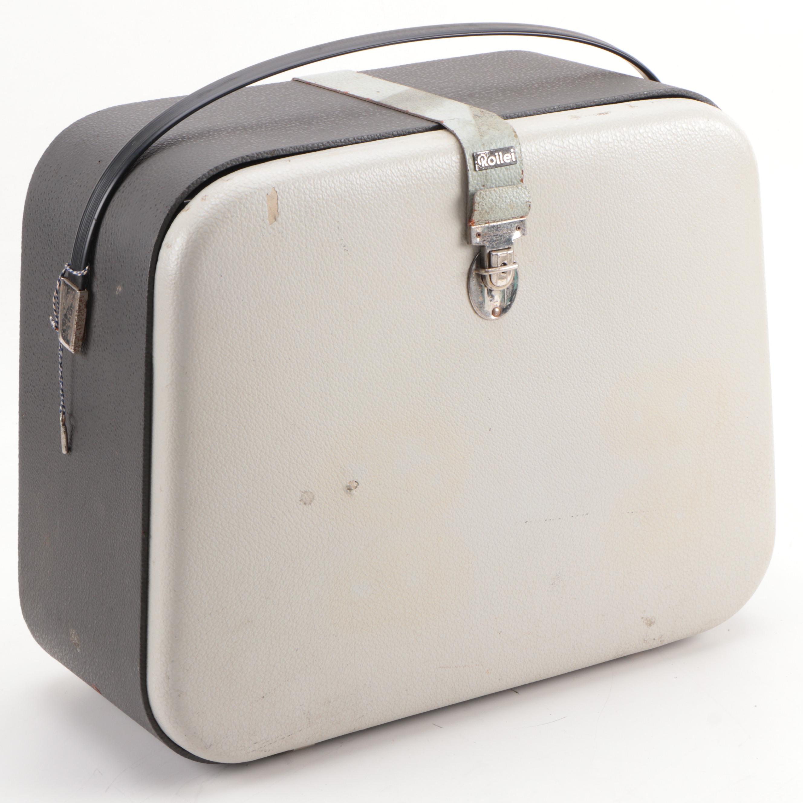 Rollei P11 35mm Slide Projector and Leitz Wetzlar Prado 2.5 20cm Slide Projector