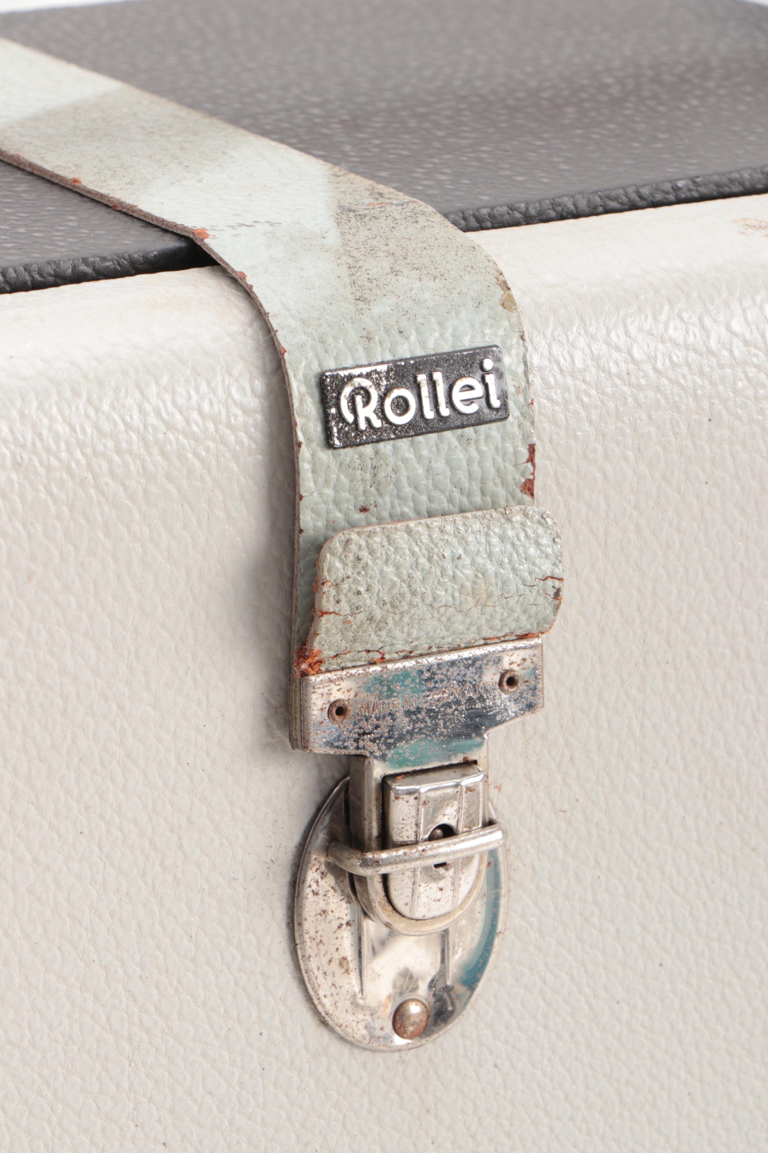 Rollei P11 35mm Slide Projector and Leitz Wetzlar Prado 2.5 20cm Slide Projector