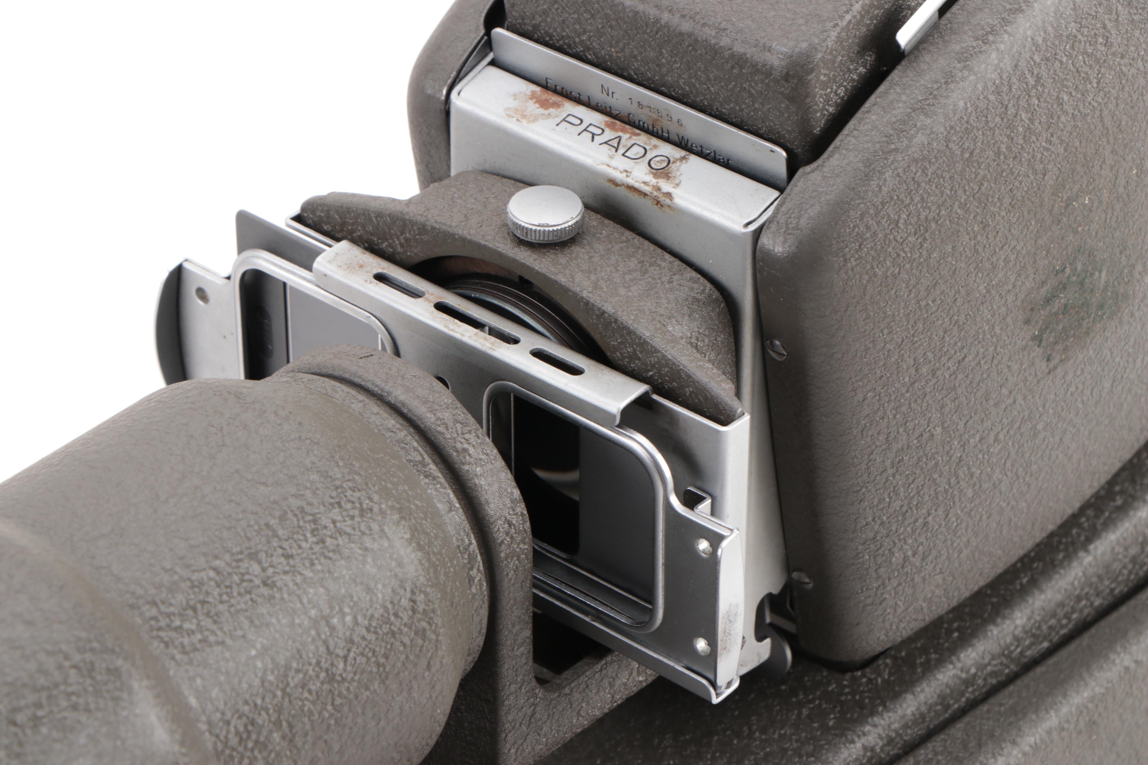 Rollei P11 35mm Slide Projector and Leitz Wetzlar Prado 2.5 20cm Slide Projector