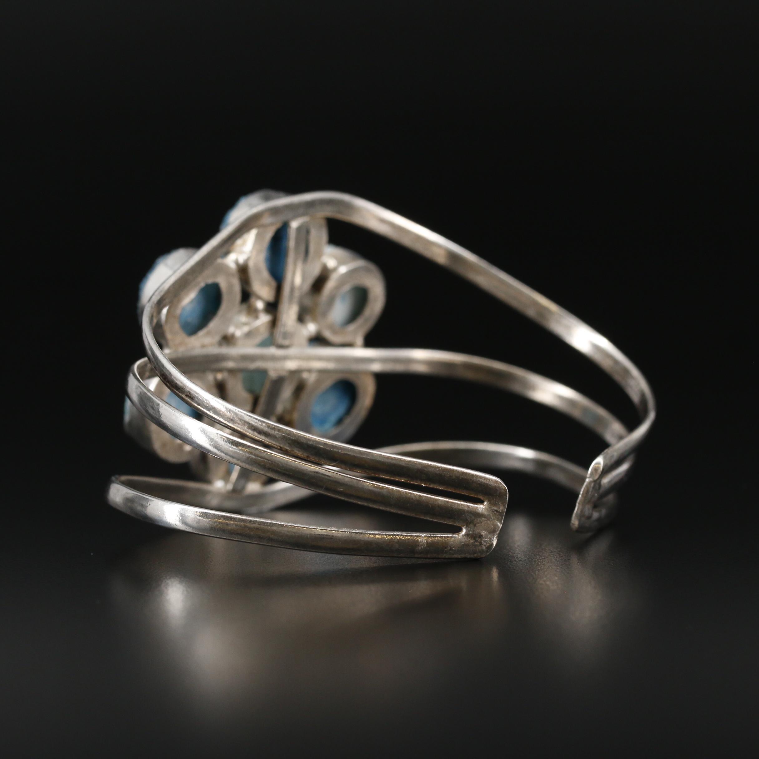 Openwork Quartzite Cuff Bracelet