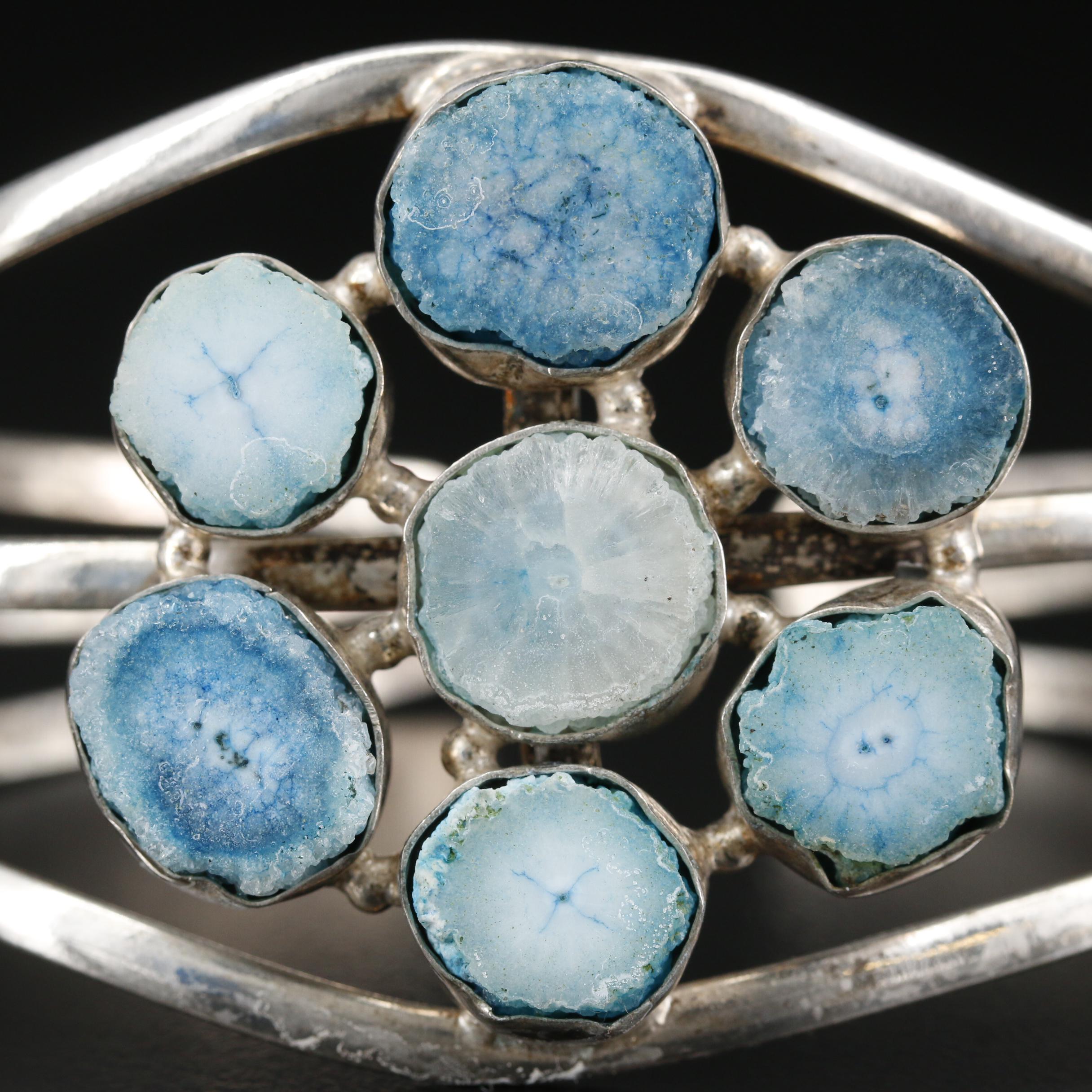 Openwork Quartzite Cuff Bracelet