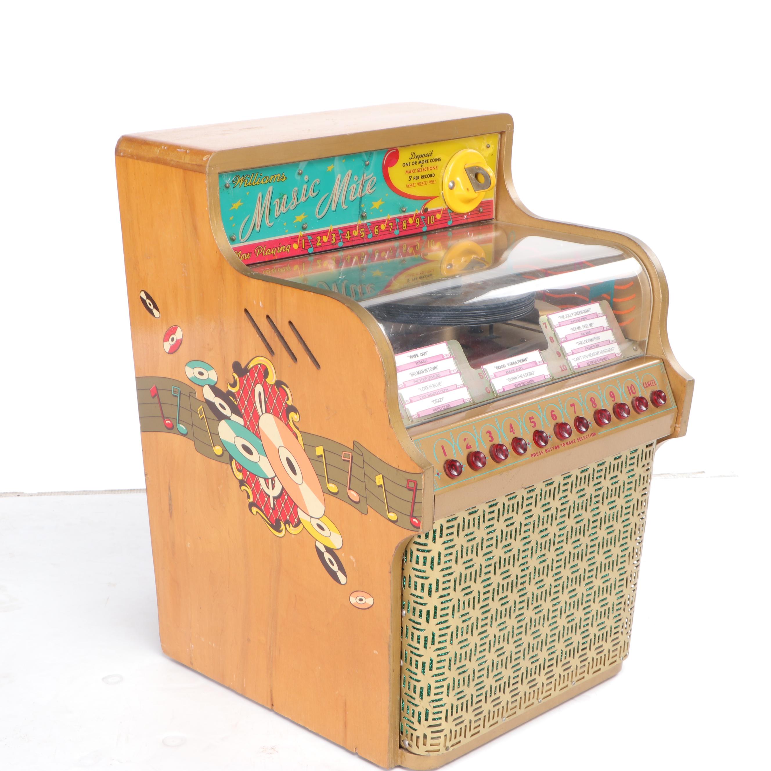 Williams "Music Mite" Table Top Juke Box