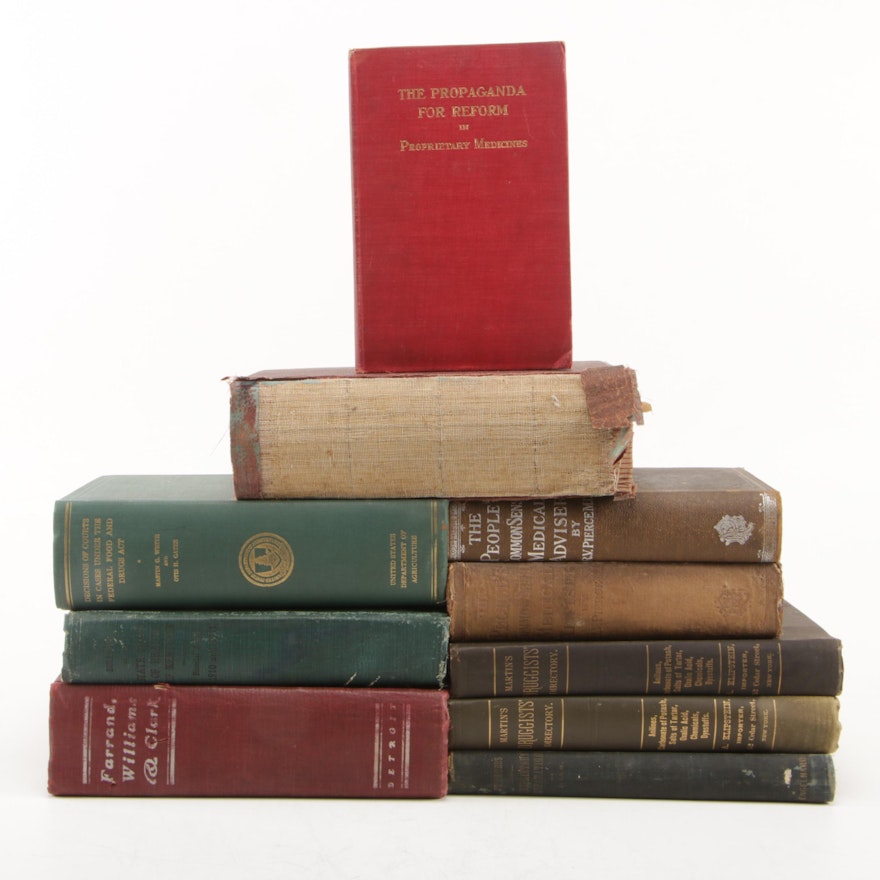 Medical Reference Books and Catalogs Including "Thesaurus of Preparations"