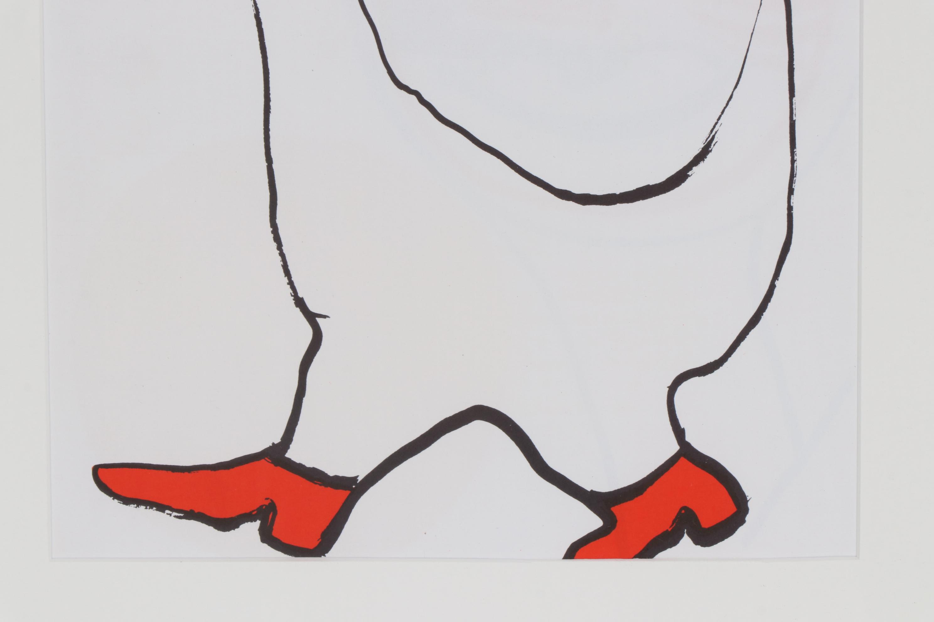 Alexander Calder Color Lithograph for "Derrière le Miroir", 1976