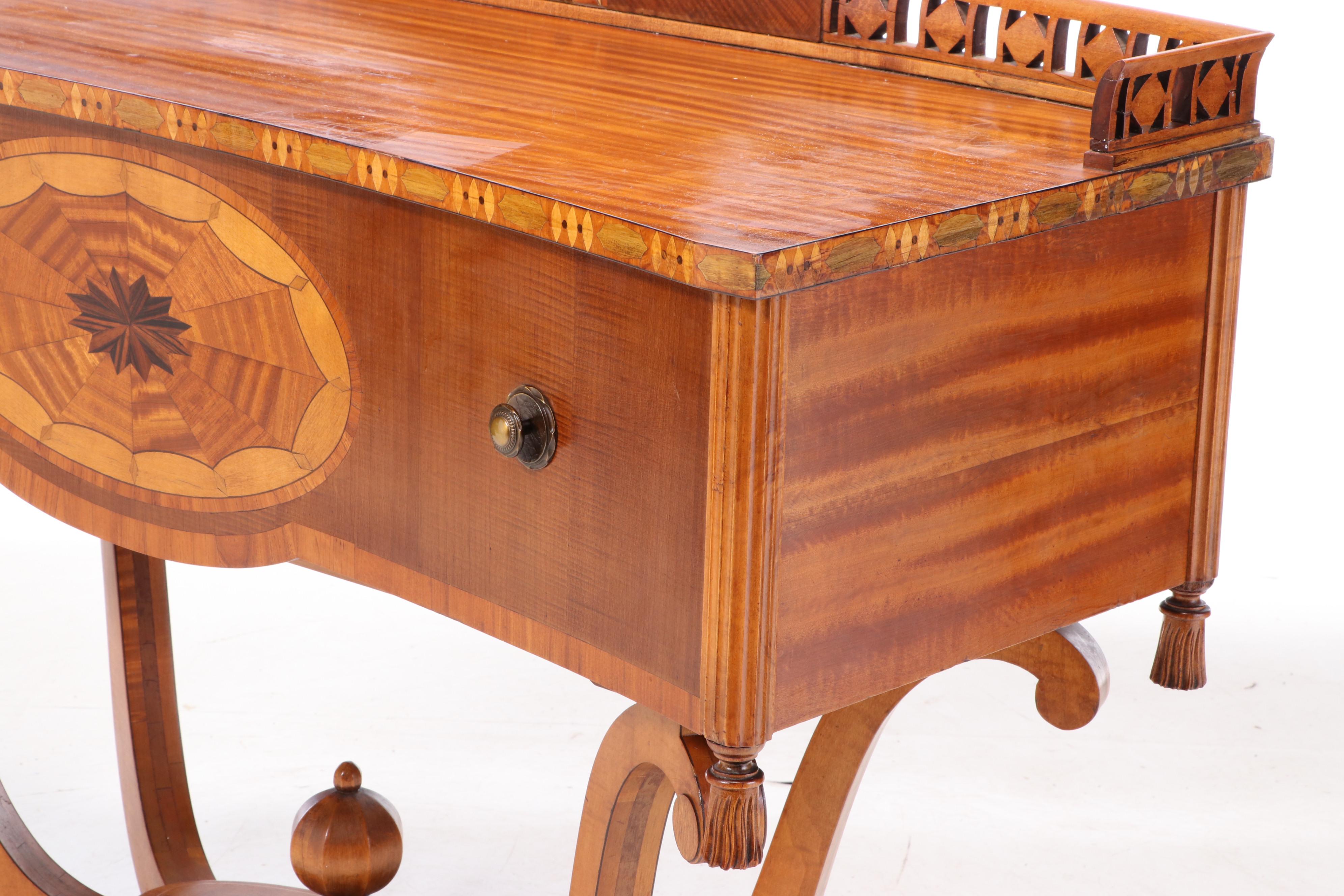 Luce Furniture Co. Federal Style Satinwood and Marquetry Sideboard, circa 1930