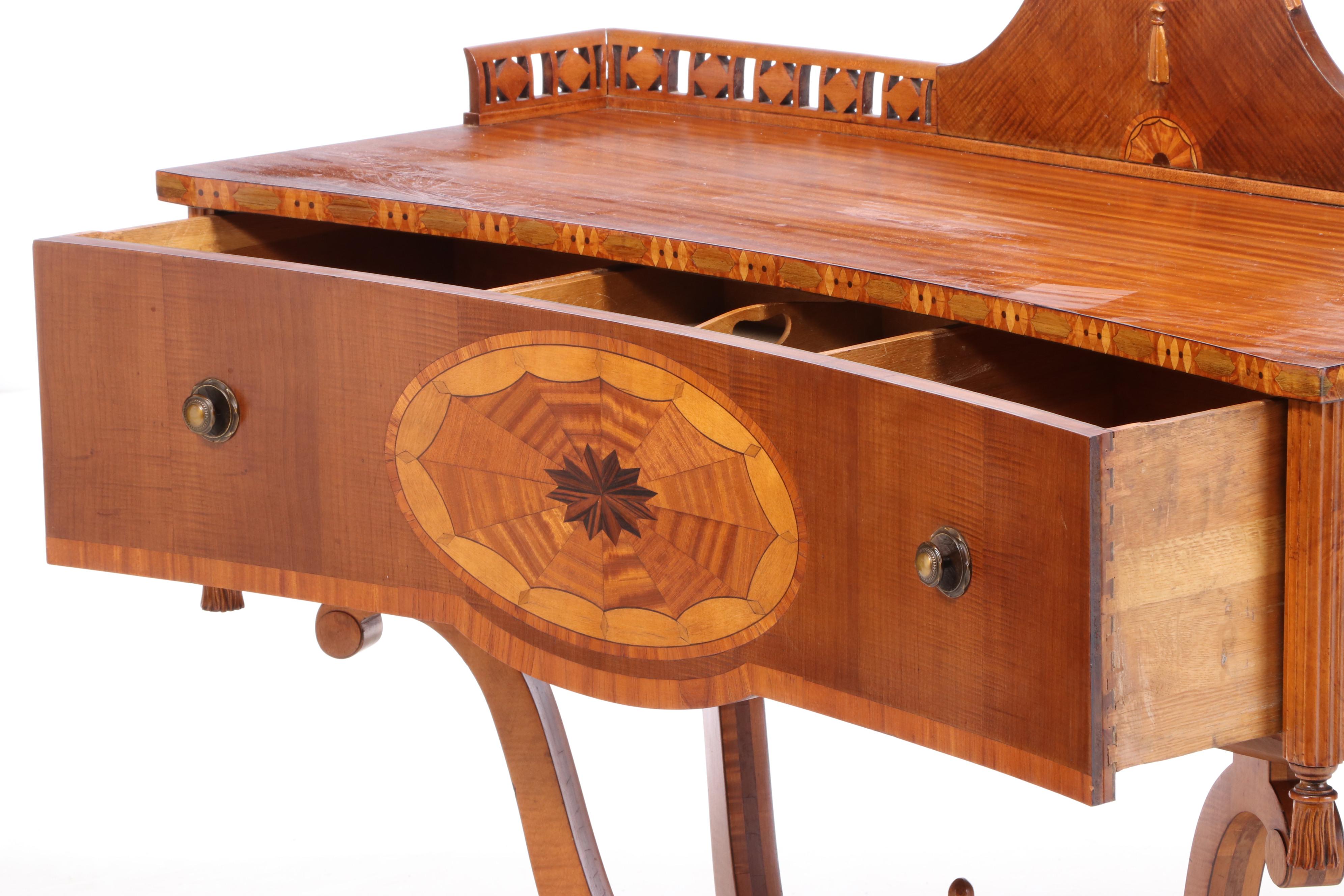 Luce Furniture Co. Federal Style Satinwood and Marquetry Sideboard, circa 1930