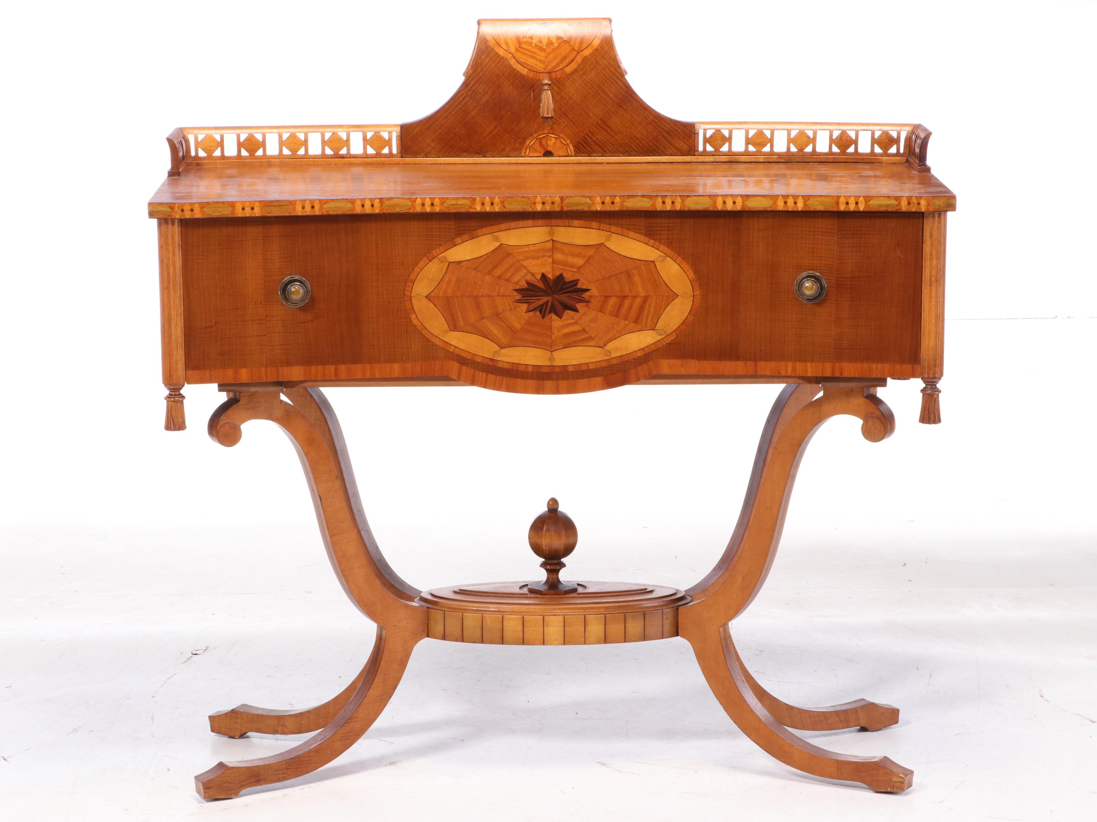 Luce Furniture Co. Federal Style Satinwood and Marquetry Sideboard, circa 1930