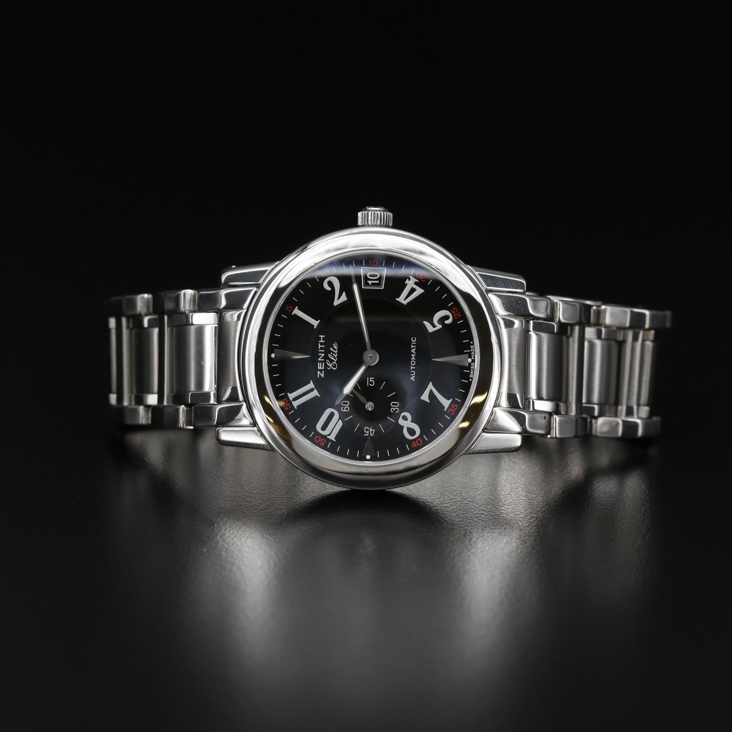 Zenith Elite Port Royal V Stainless Steel Automatic Watch