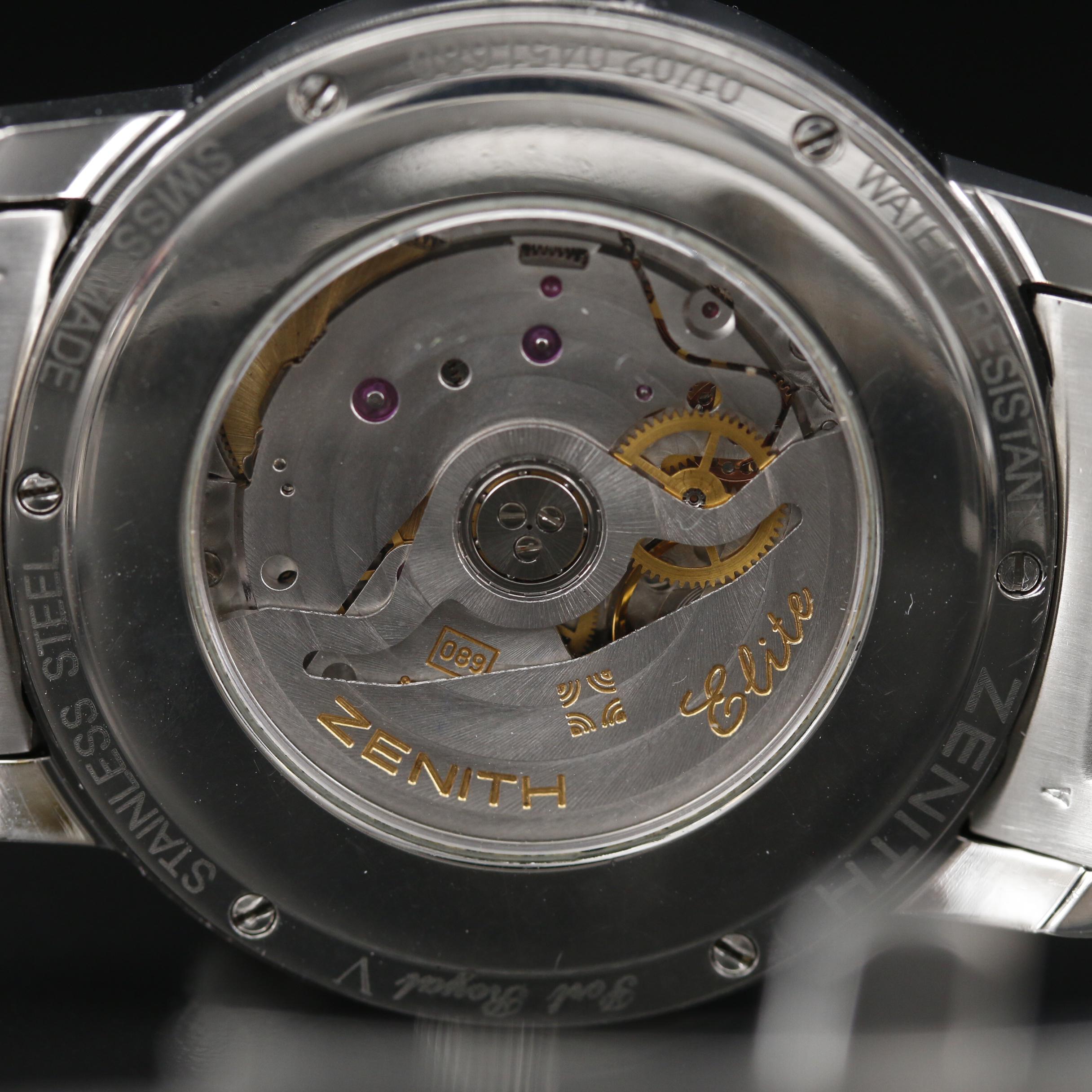 Zenith Elite Port Royal V Stainless Steel Automatic Watch