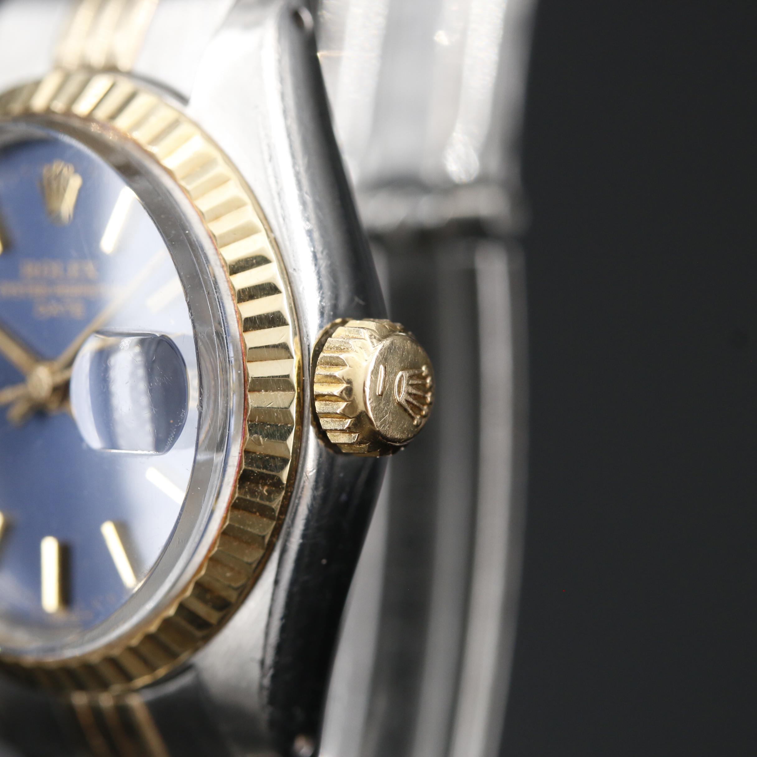 1978 Rolex Date 14K Gold and Stainless Steel Automatic Watch