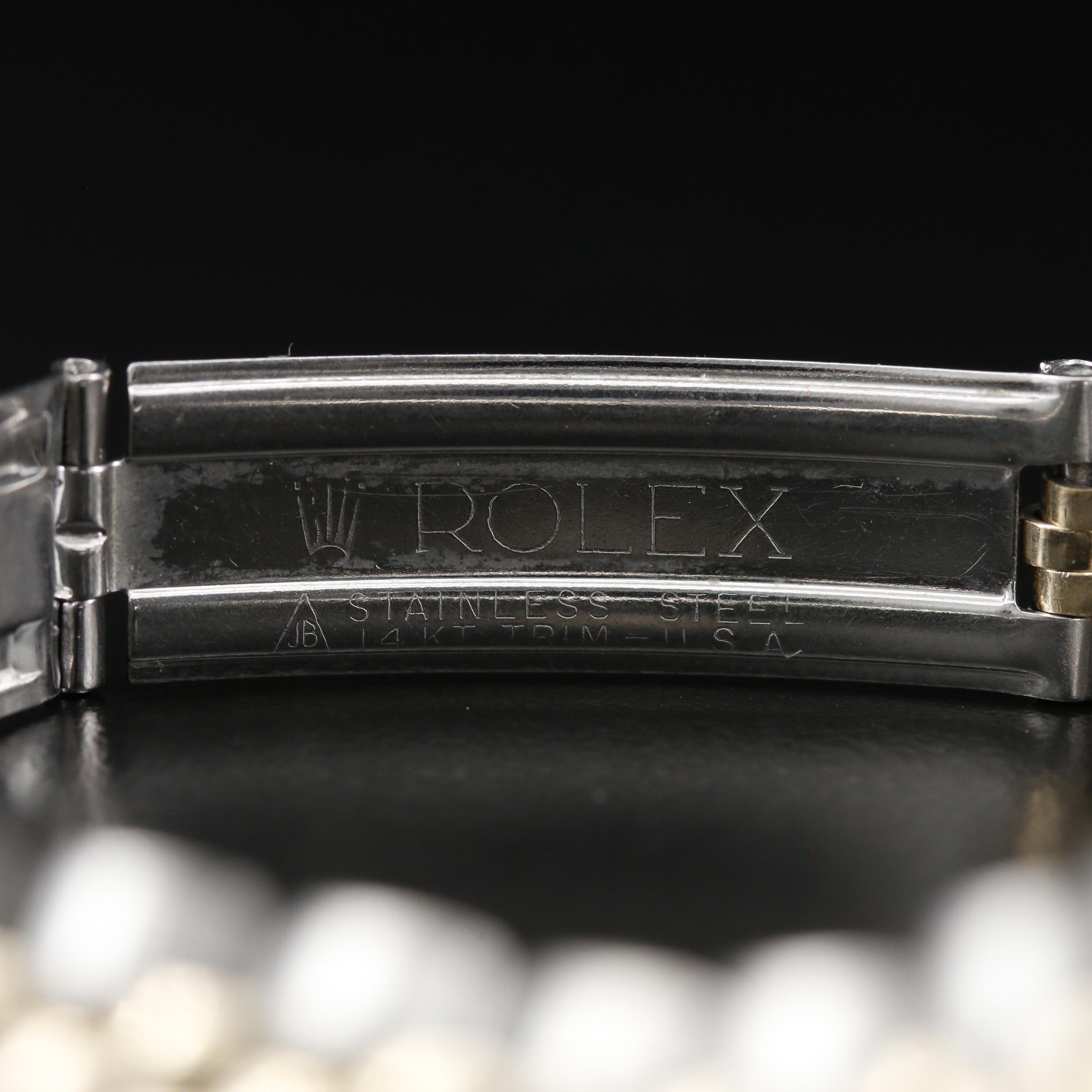 1978 Rolex Date 14K Gold and Stainless Steel Automatic Watch