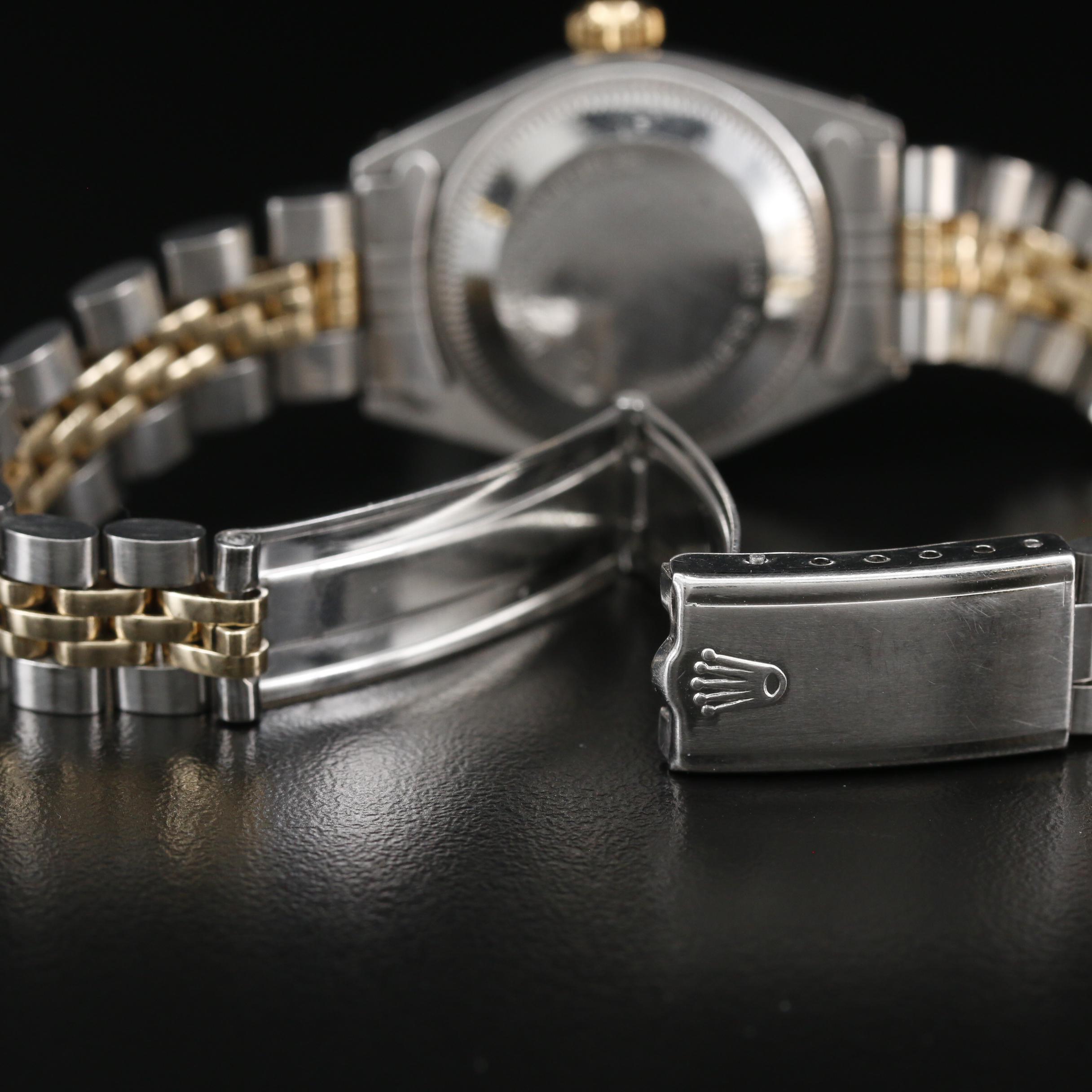 1978 Rolex Date 14K Gold and Stainless Steel Automatic Watch