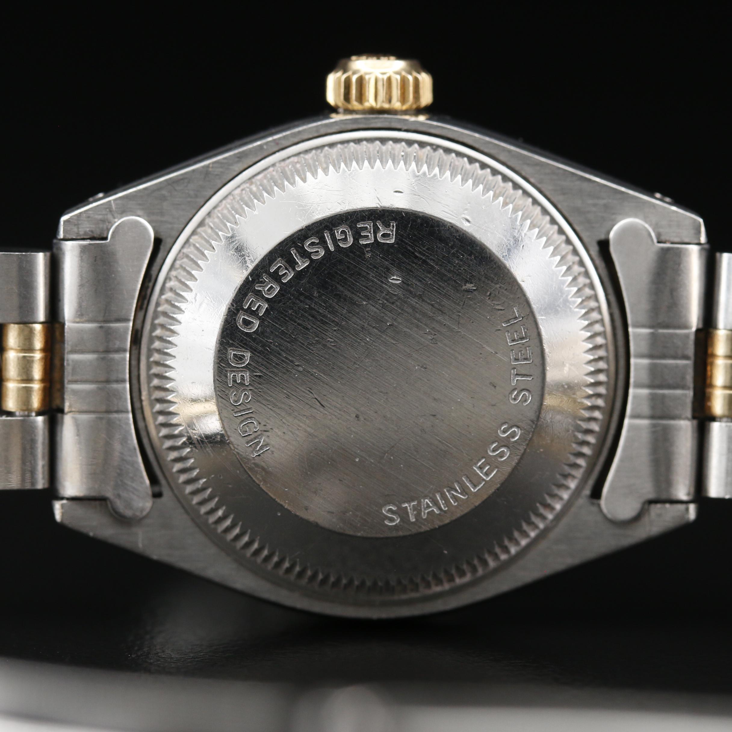 1978 Rolex Date 14K Gold and Stainless Steel Automatic Watch