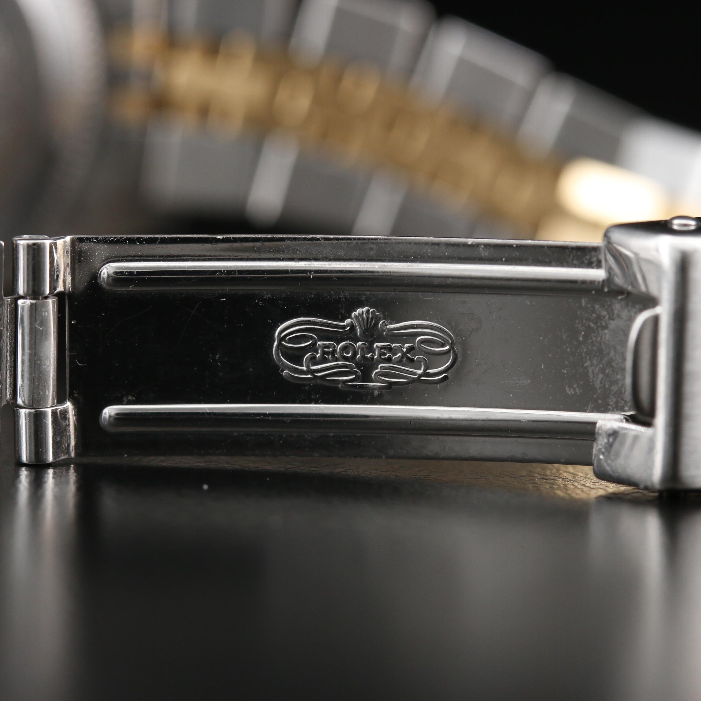 Rolex Datejust Diamonds 18K Gold and Stainless Steel Automatic Watch, 1989