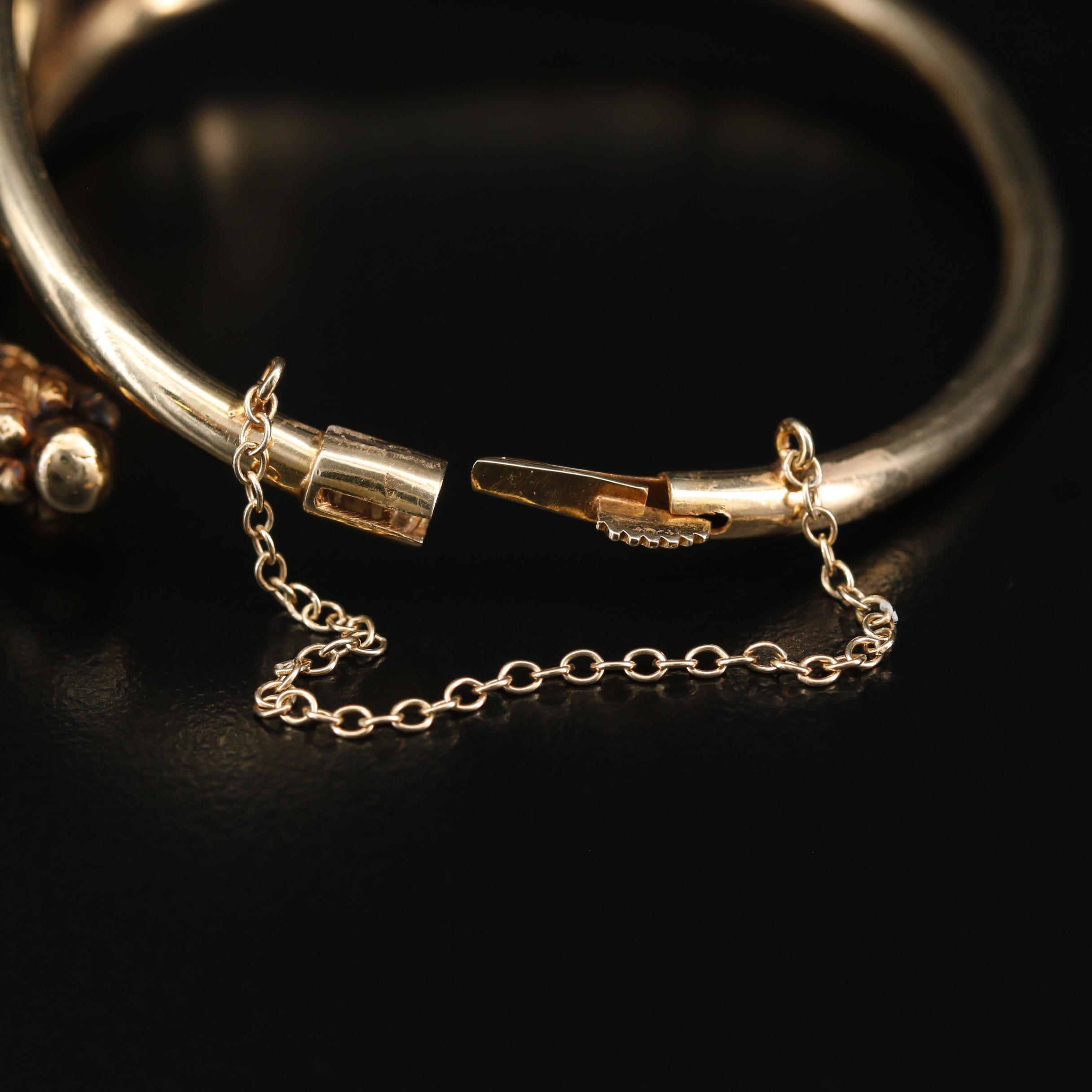 Vintage Joseph Boillant & Fils 14K Gold and Diamonds Hidden Dial Watch