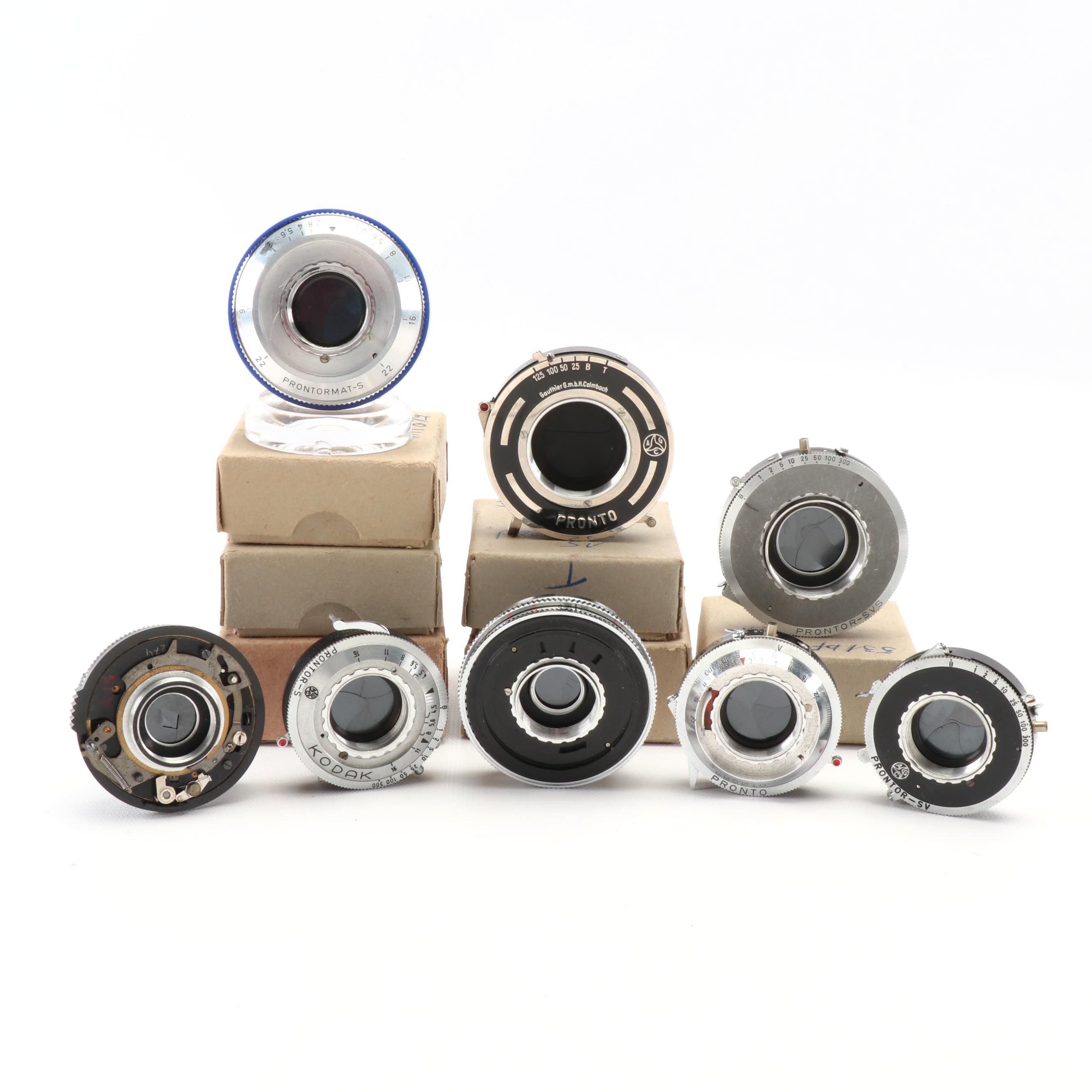 Pronto/Prontor-S Camera Shutters, Mid-20th Century