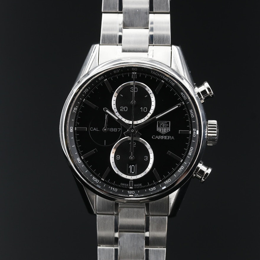 TAG Heuer Carrera Calibre 1887 Stainless Steel Automatic Wristwatch