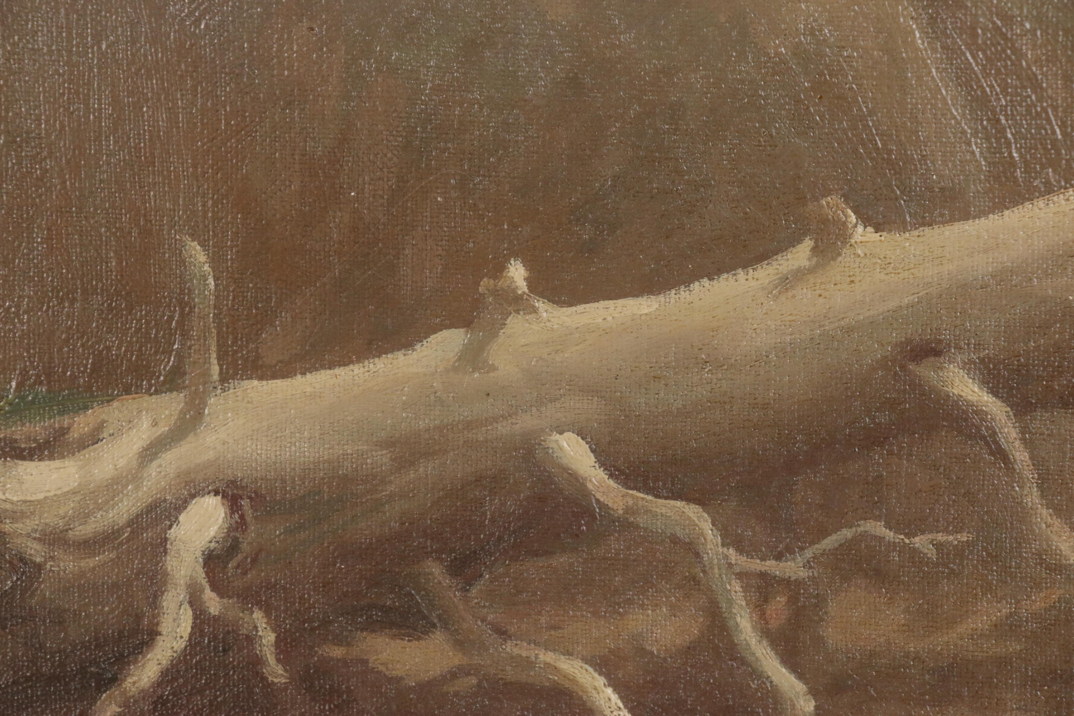 Charles Percy Austin Oil Painting of Western Mountain Landscape, 1912