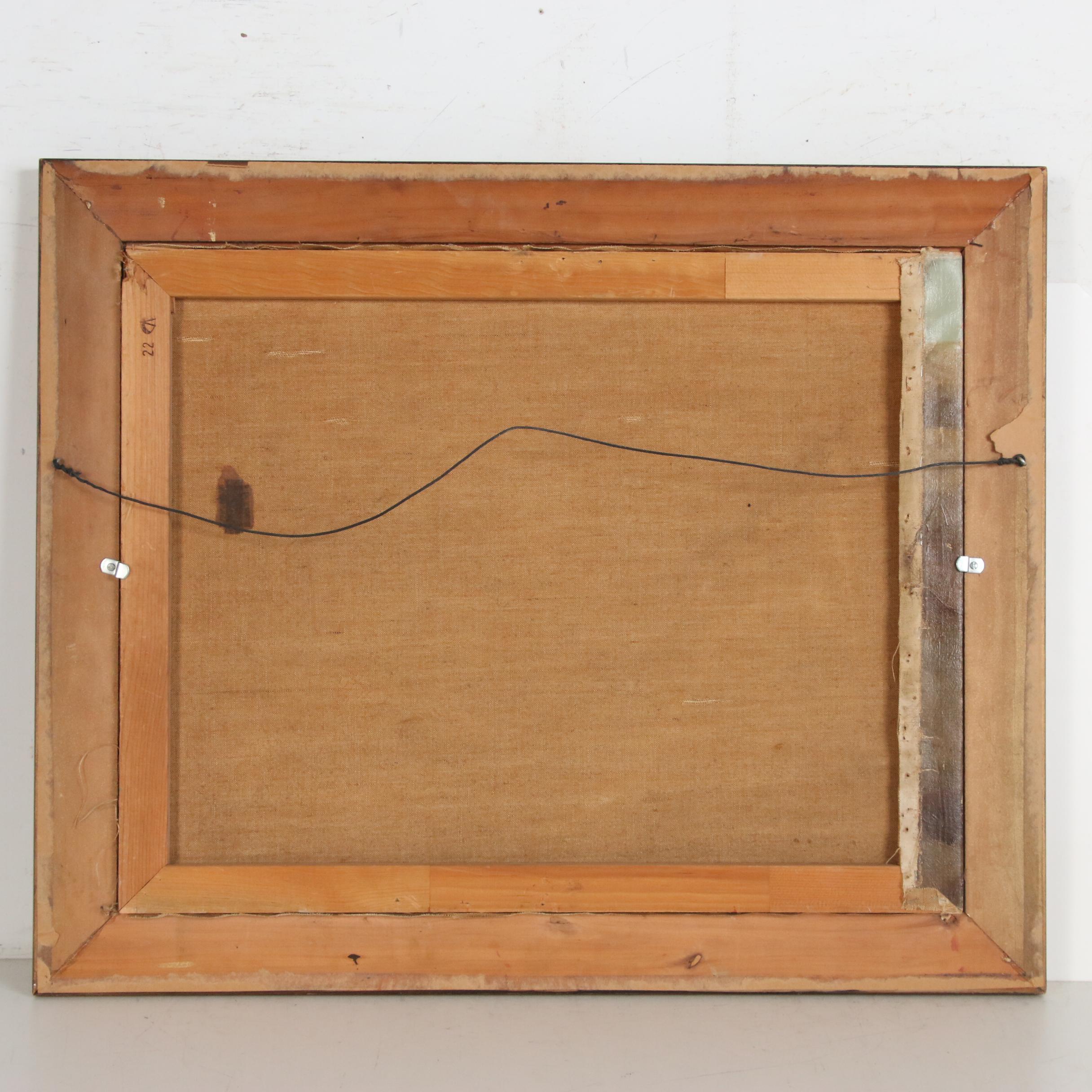 Charles Percy Austin Oil Painting of Western Mountain Landscape, 1912