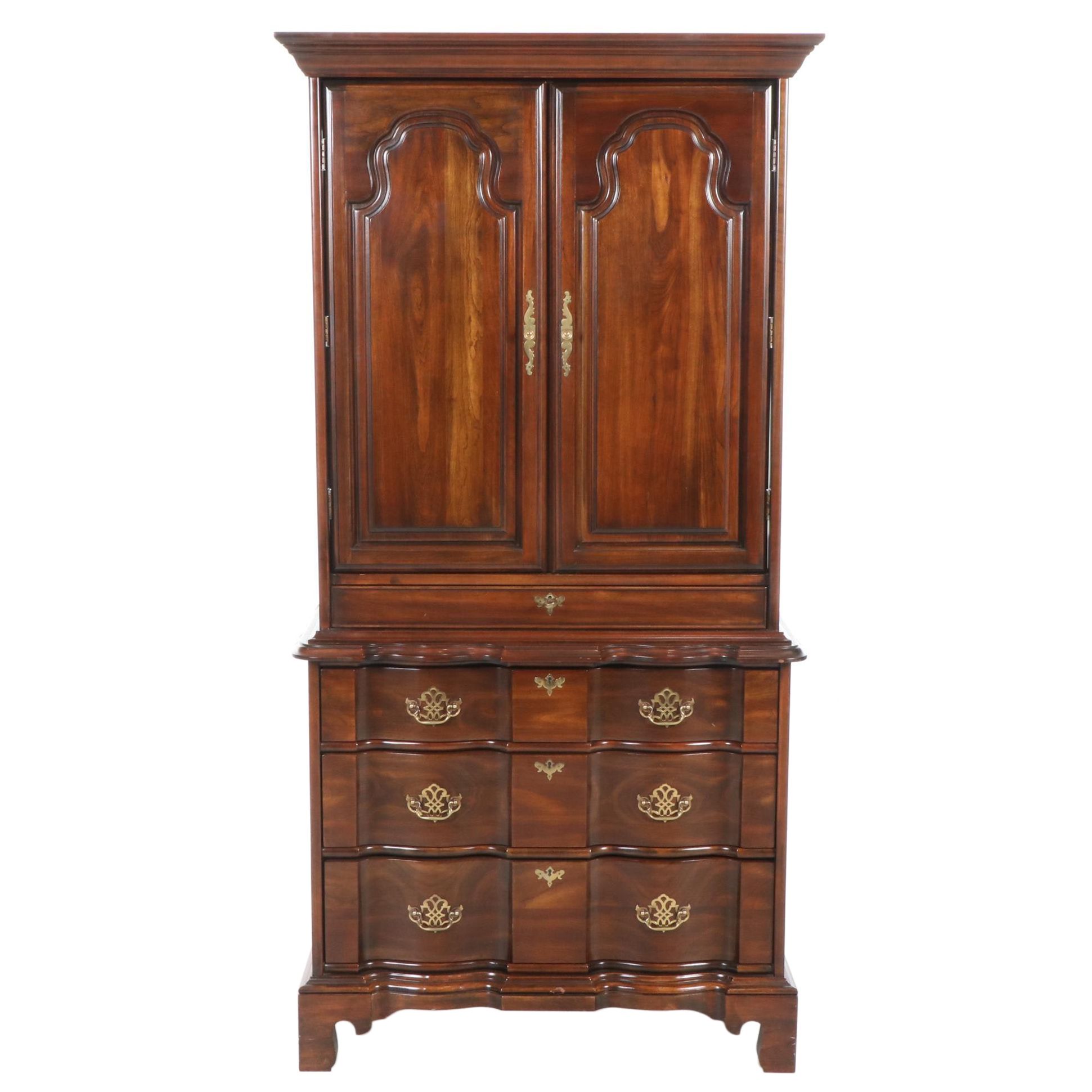 Harden Mahogany Armoire, Late 20th Century