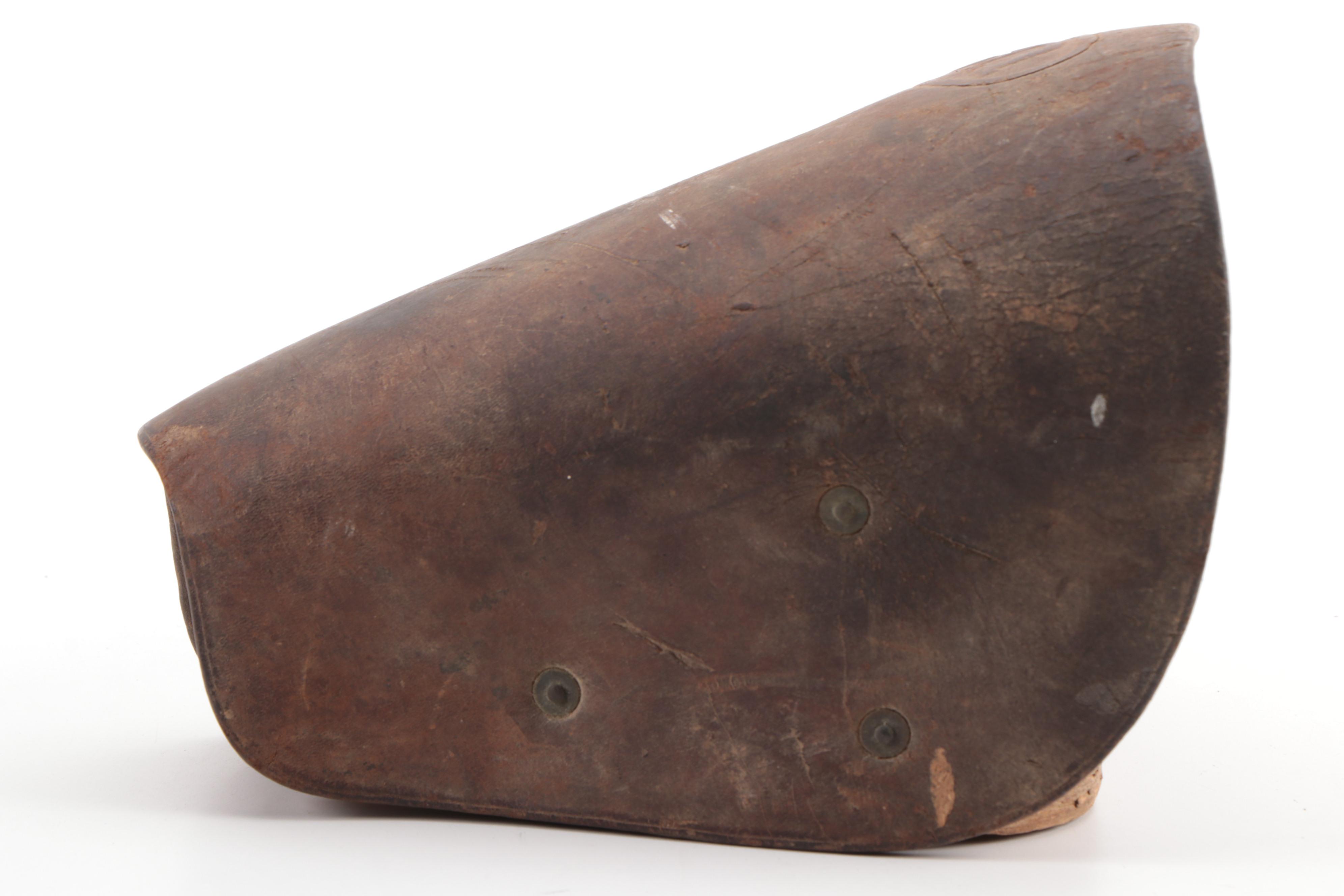 Civil War Era United States Cavalry Leather and Wood Stirrups