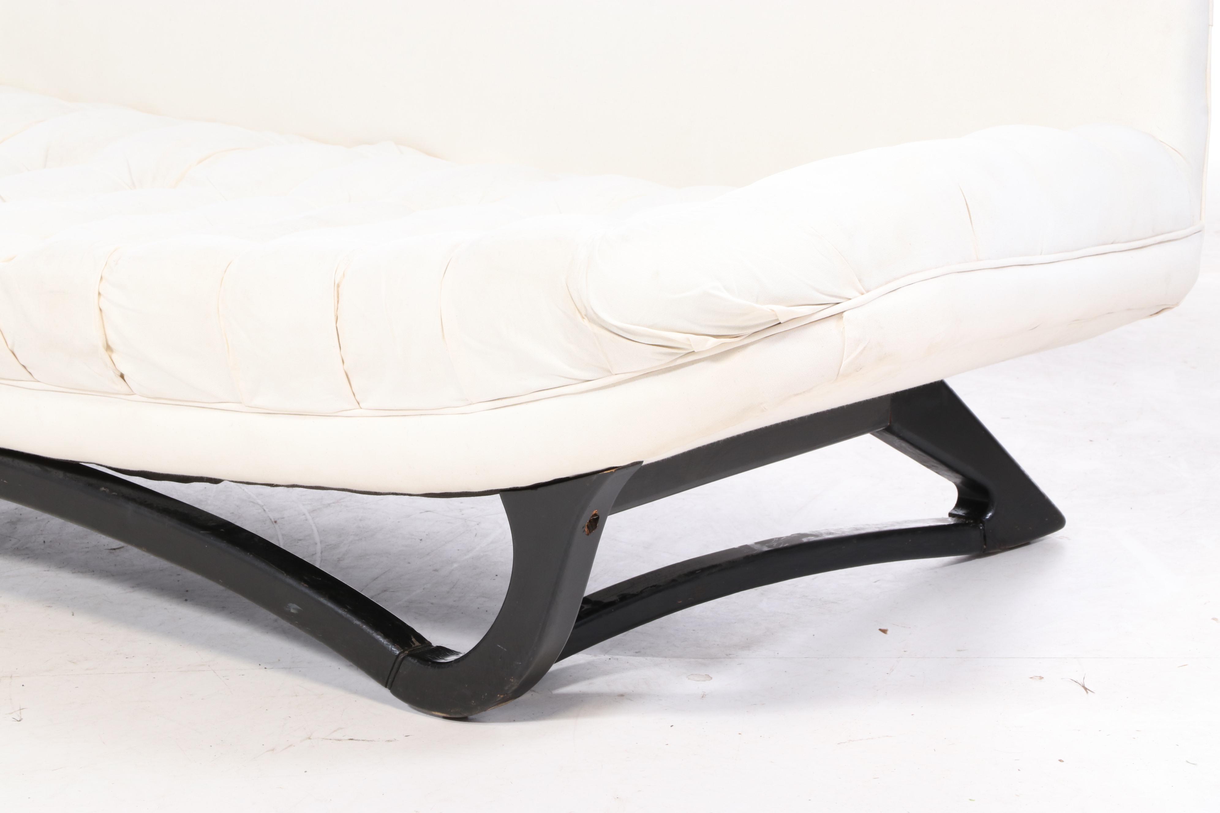 Mid Century Modern Button Tufted Sofa in the Manner of Pearsall