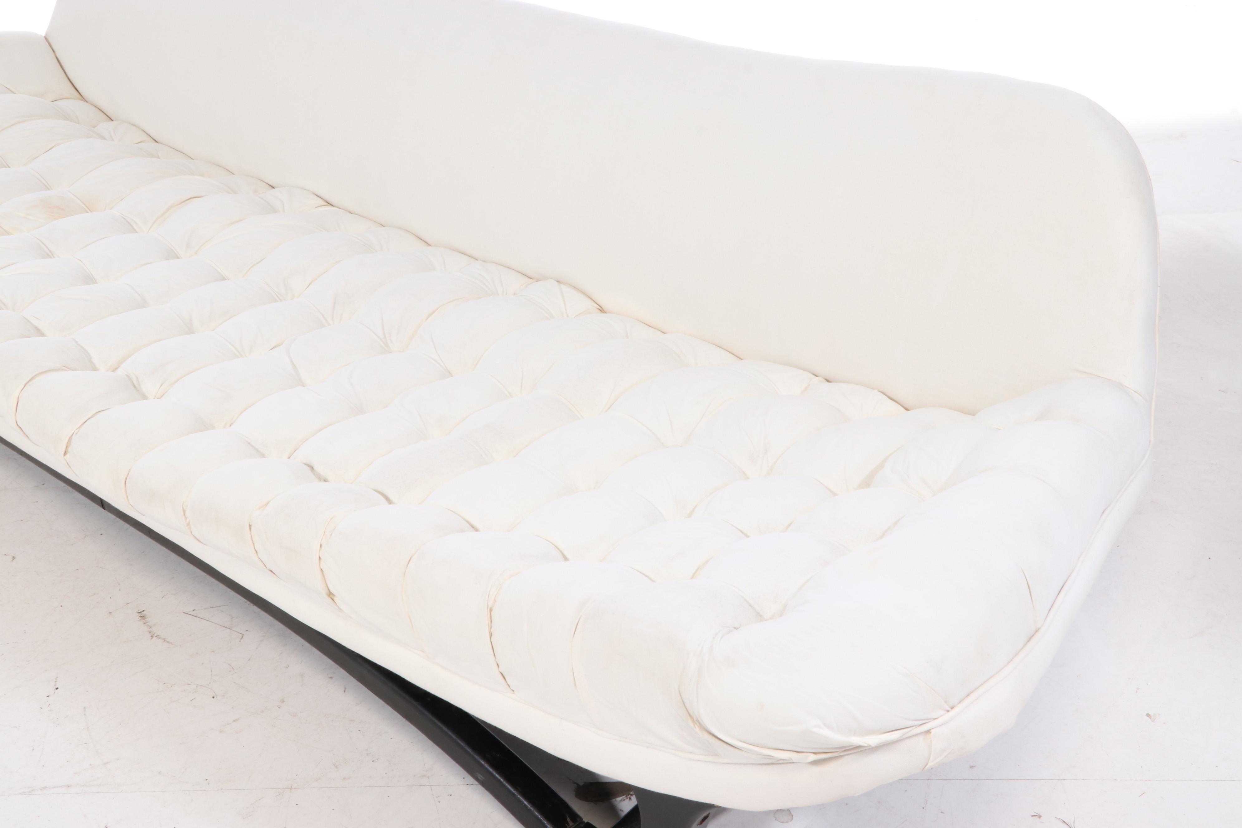 Mid Century Modern Button Tufted Sofa in the Manner of Pearsall