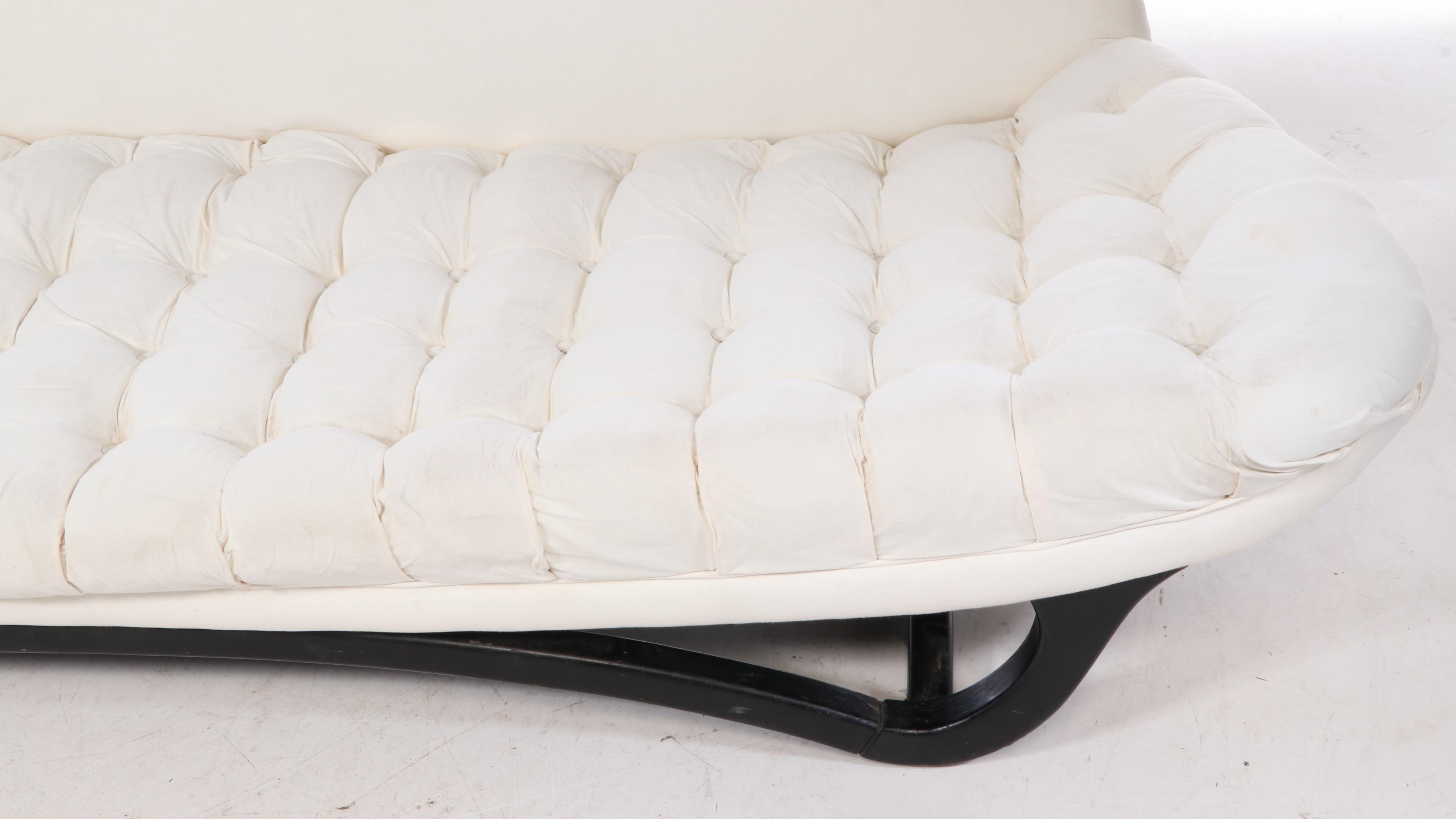 Mid Century Modern Button Tufted Sofa in the Manner of Pearsall