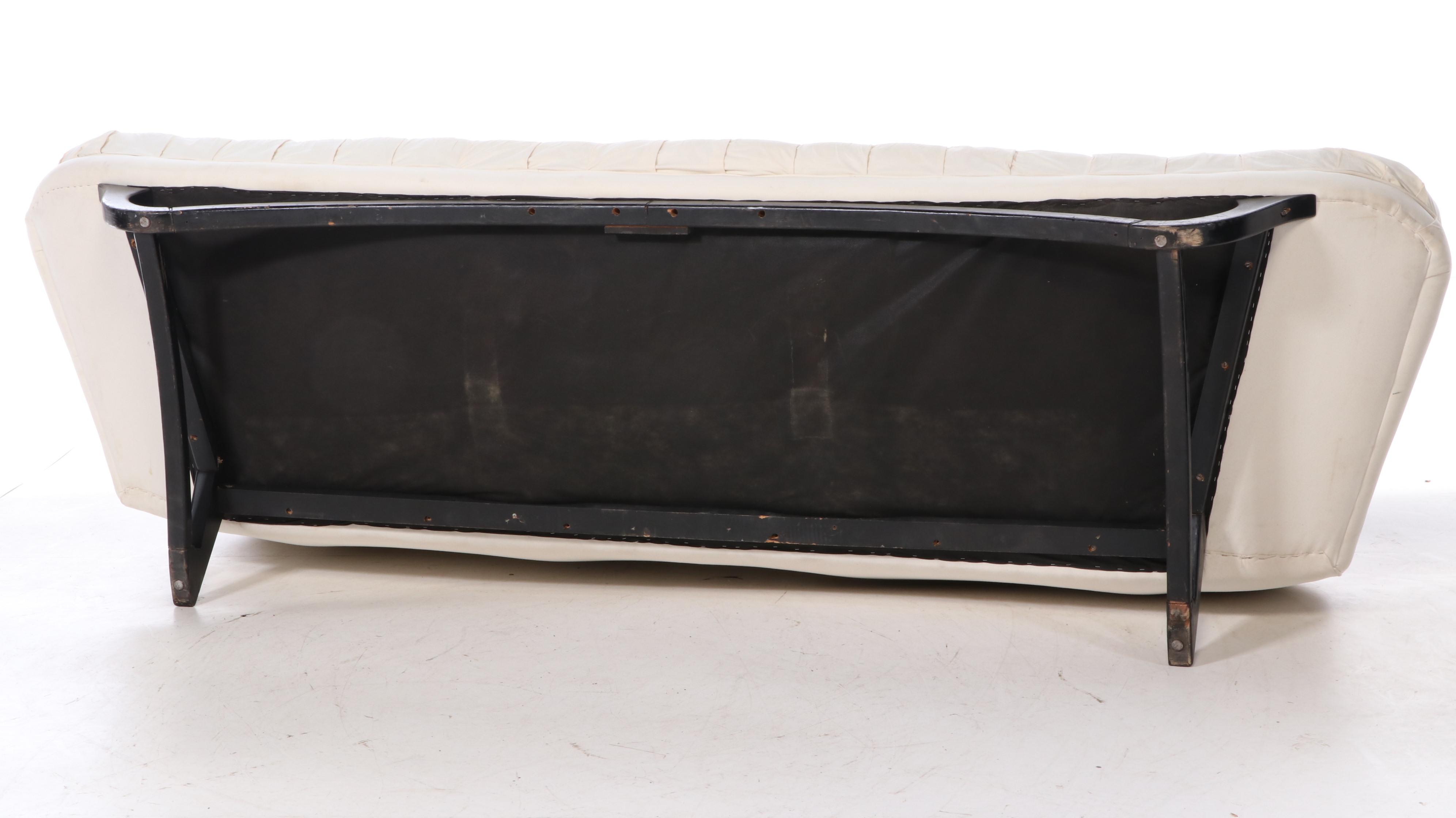 Mid Century Modern Button Tufted Sofa in the Manner of Pearsall