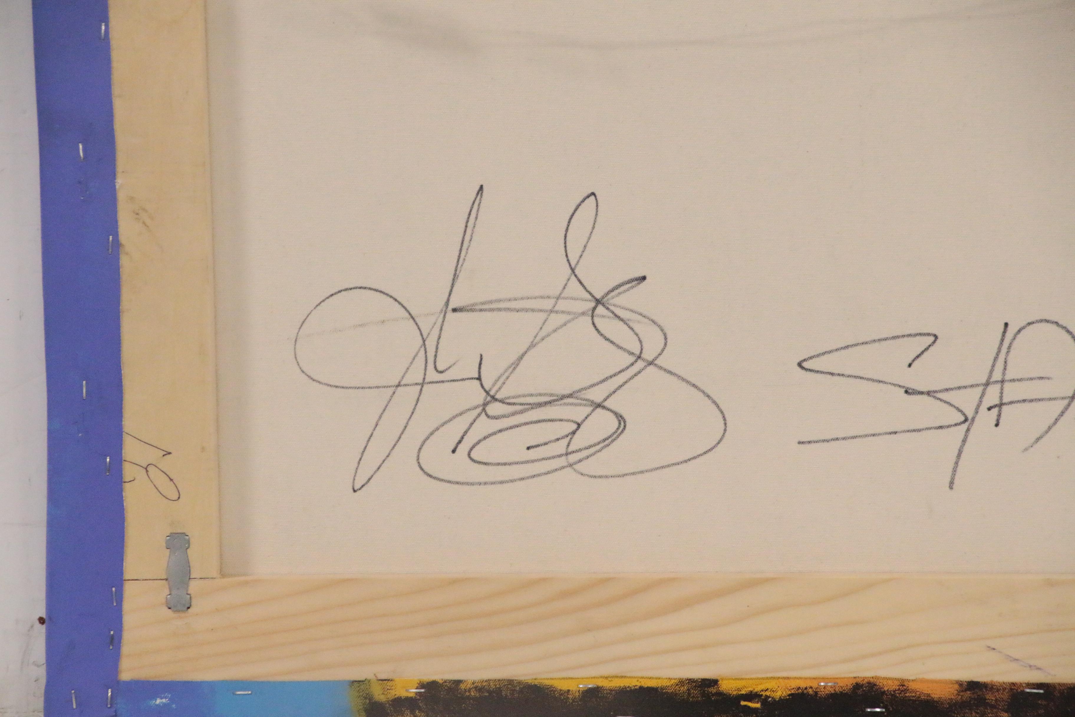 John Stango Pop Art Mixed Media Painting of Clint Eastwood