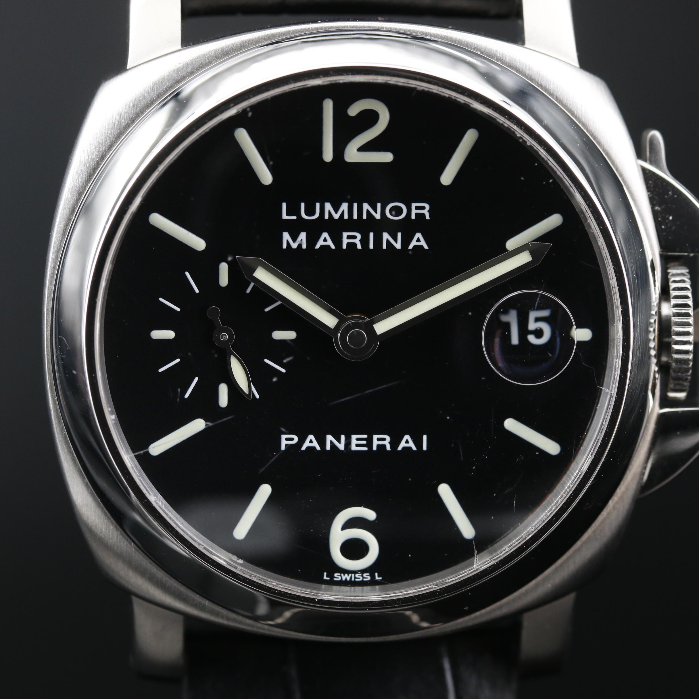 Panerai Luminor Marina Stainless Steel Automatic Watch, 2007