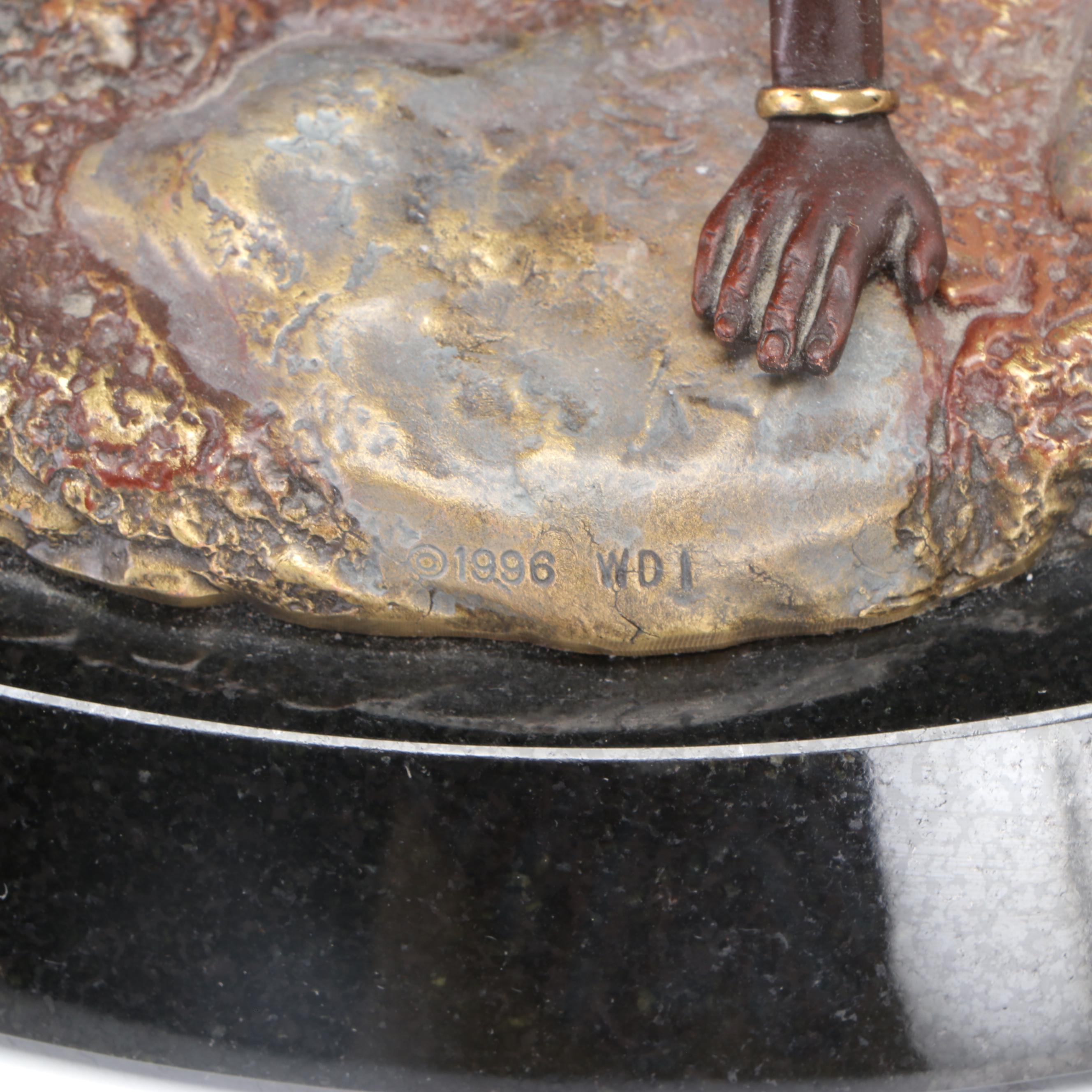Legends "The Storyteller" Bronze Sculpture Designed by Thomas Blackshear